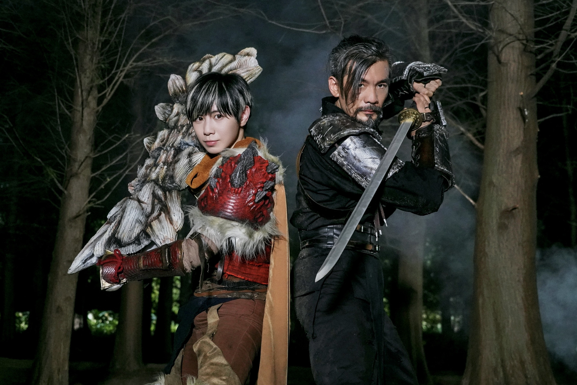 魏嘉瑩與動作指導楊志龍