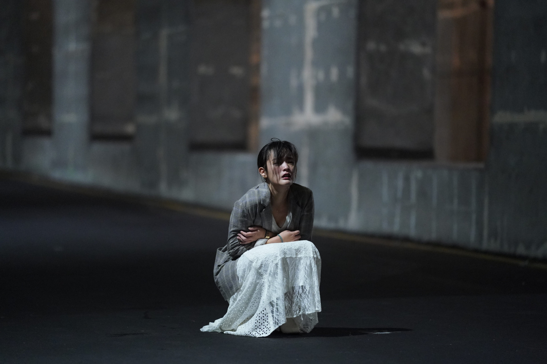 入圍金馬獎最佳女主角的王淨 在隧道裏哭喊戲碼