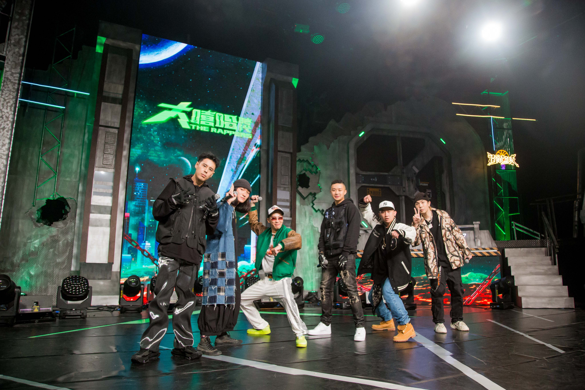 大嘻哈時代演唱會集結近20組人氣選手,包括節目前六強