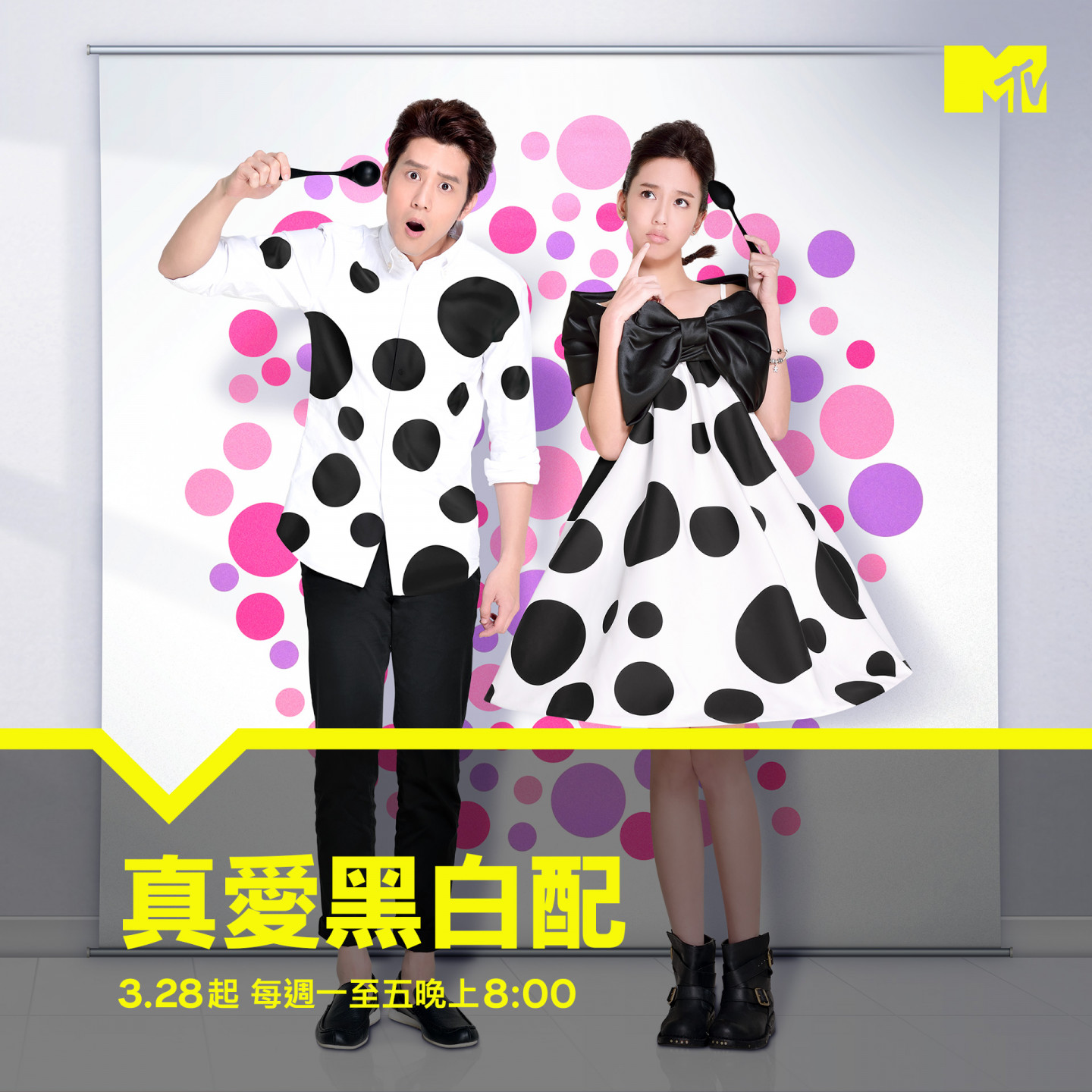 經典偶像劇-真愛黑白配(1比1)