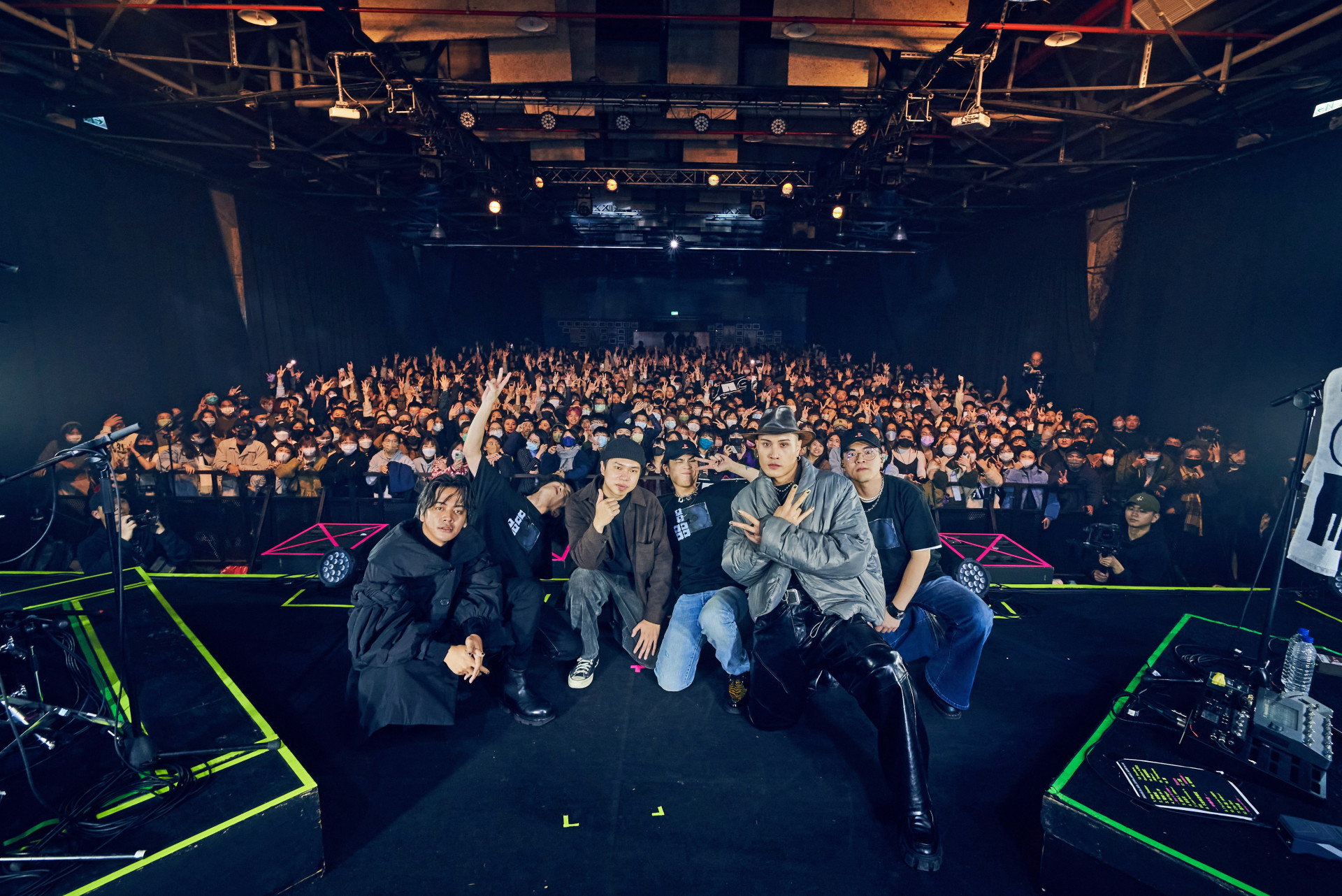 喬瑟夫(左1)在JADE Legacy演唱會到場助陣