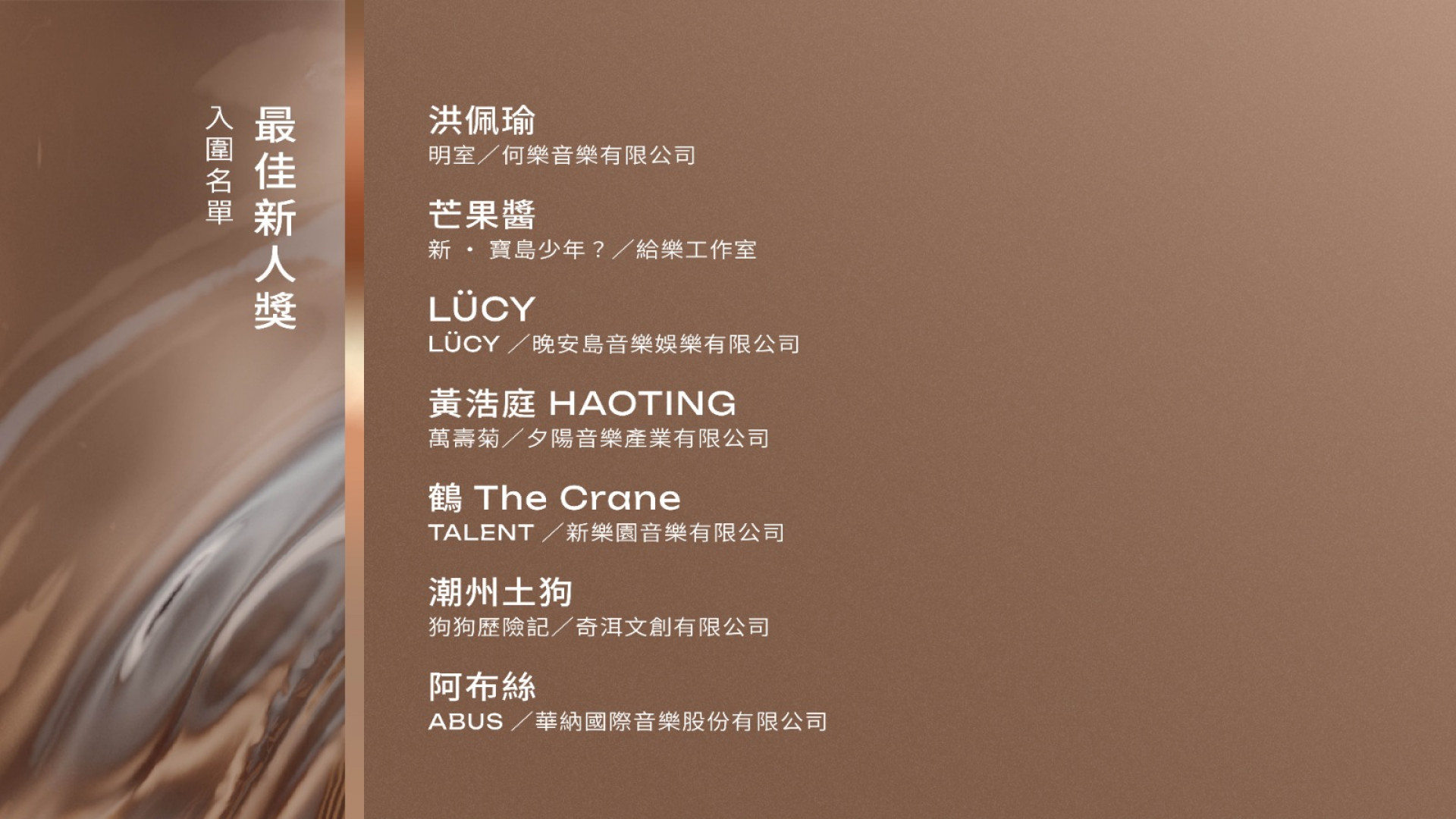 最佳新人