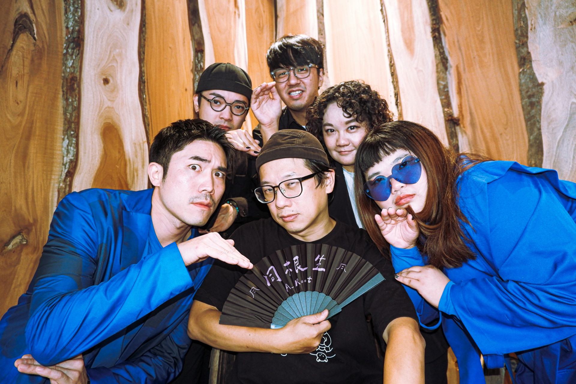 柯智豪(中)今年率領同根生一同入圍金曲獎(攝影：草裡面)