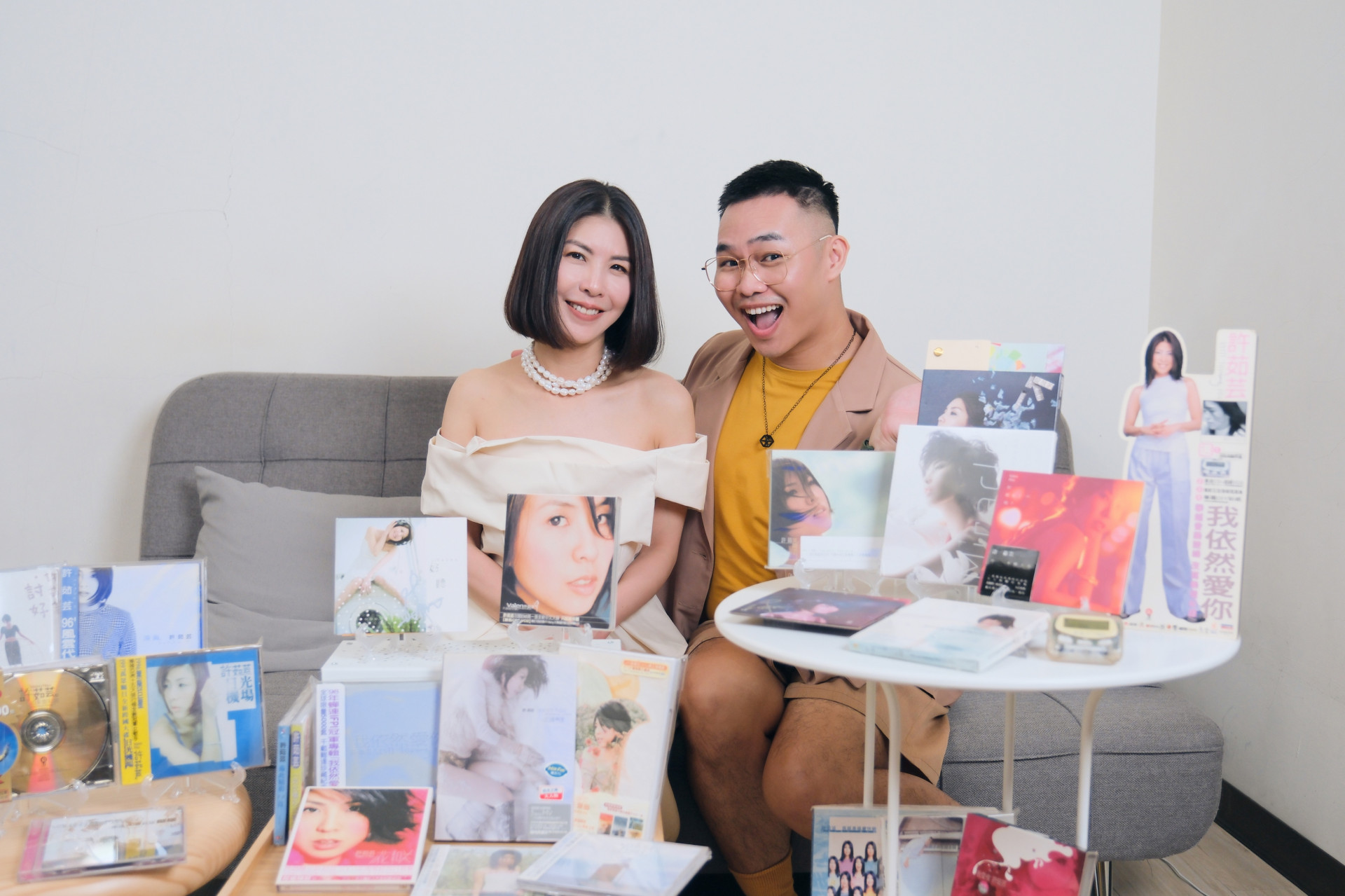 完整收藏端上桌,許茹芸驚喜萬分