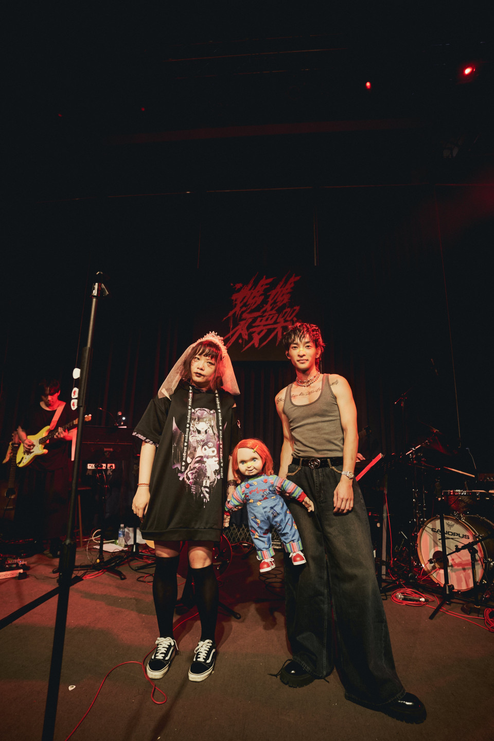 左:鬼后粉絲、右:shawn尚融