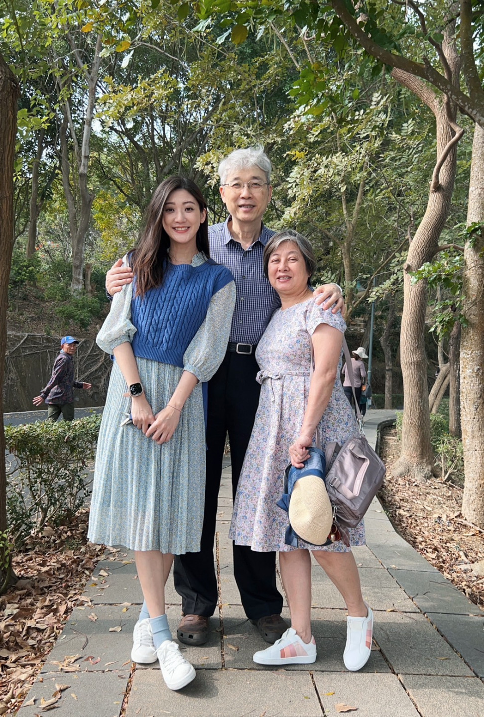 林逸欣與爸爸媽媽