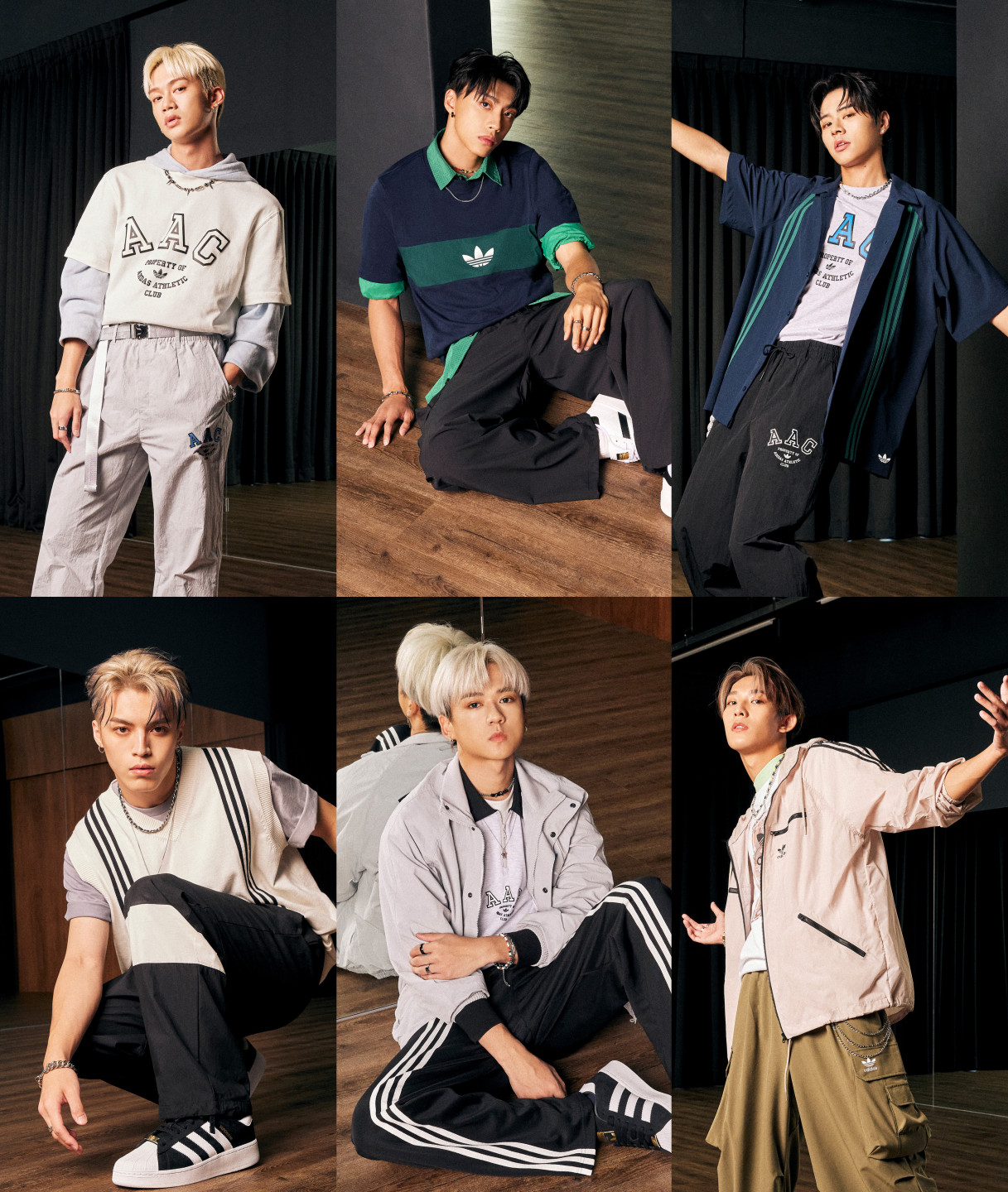 上排左至右:子翔、文廷、佳辰 下排左至右:哲言、祖安、煥鈞