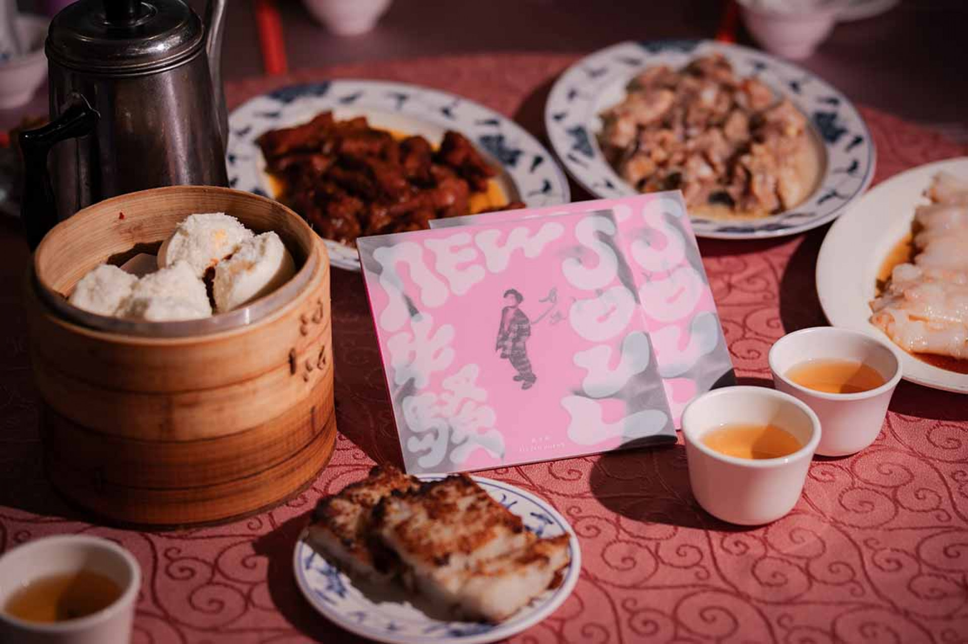 黃子軒以滿滿港點招待媒體貴賓與朋友