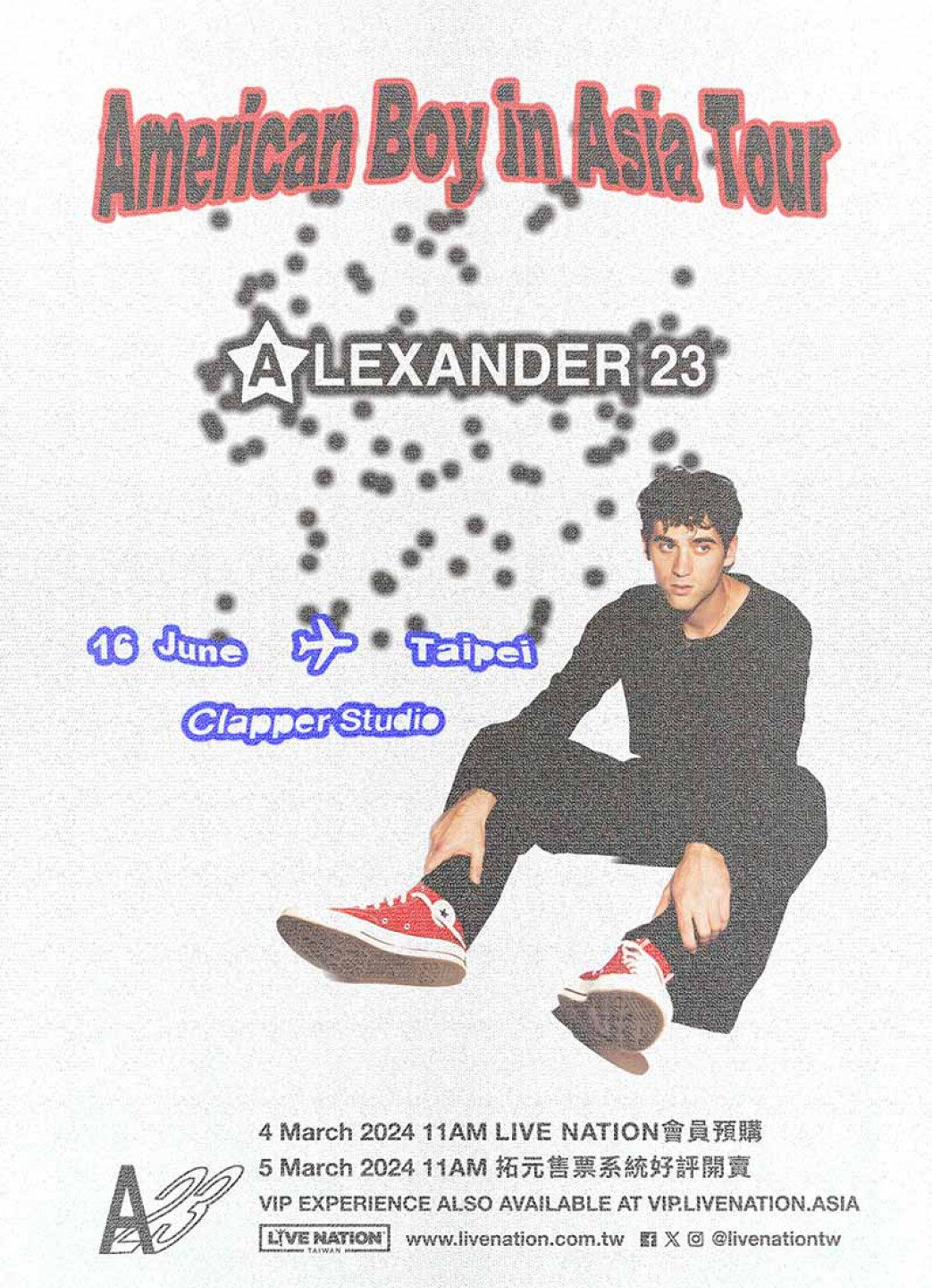 Alexander 23 海報主視覺 - Live Nation Taiwan 提供