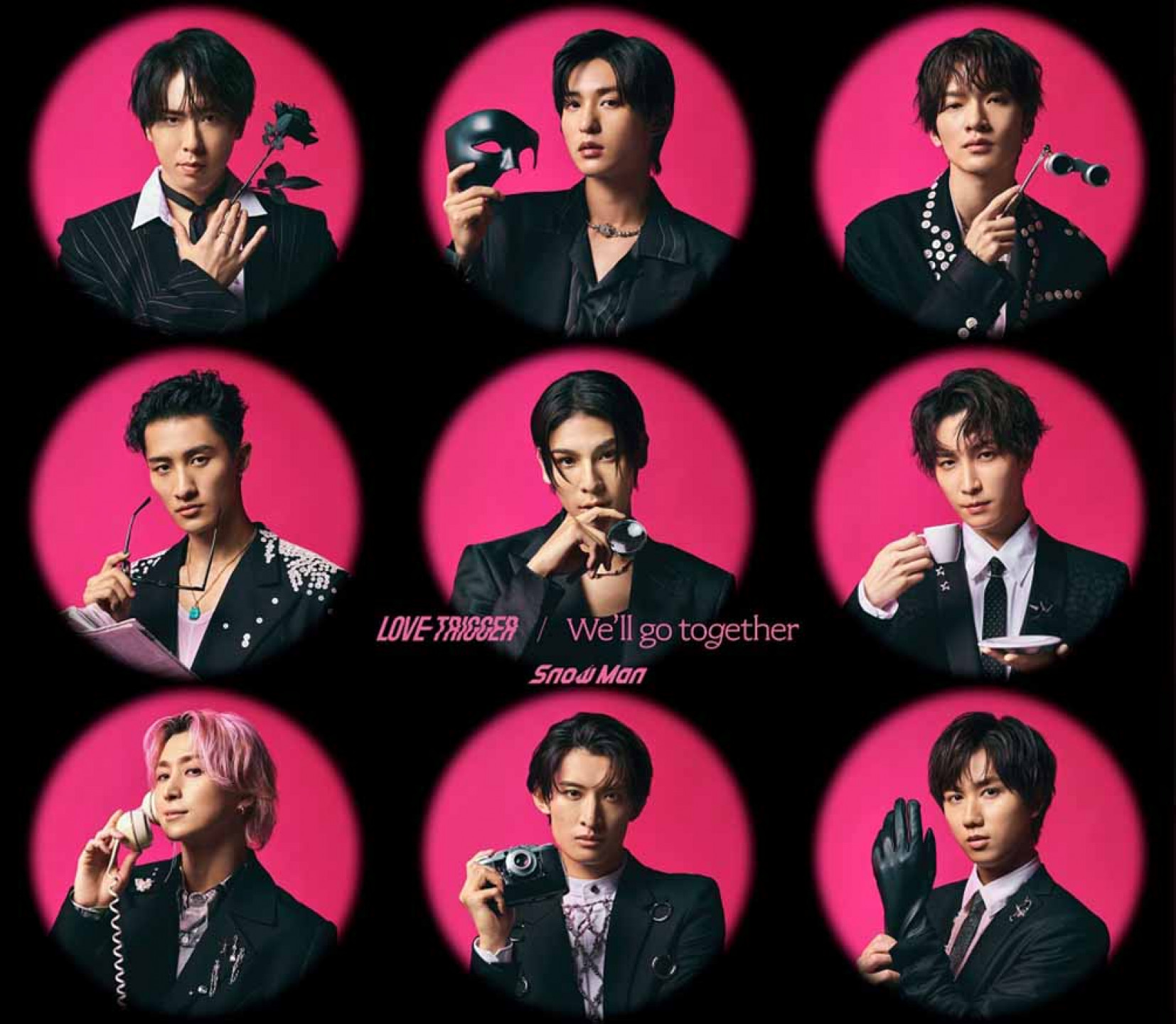 2024-03-12 avex taiwan  JPOP Snow Man最新單曲《LOVE TRIGGER  We'll go together》台壓發行_封面照_普