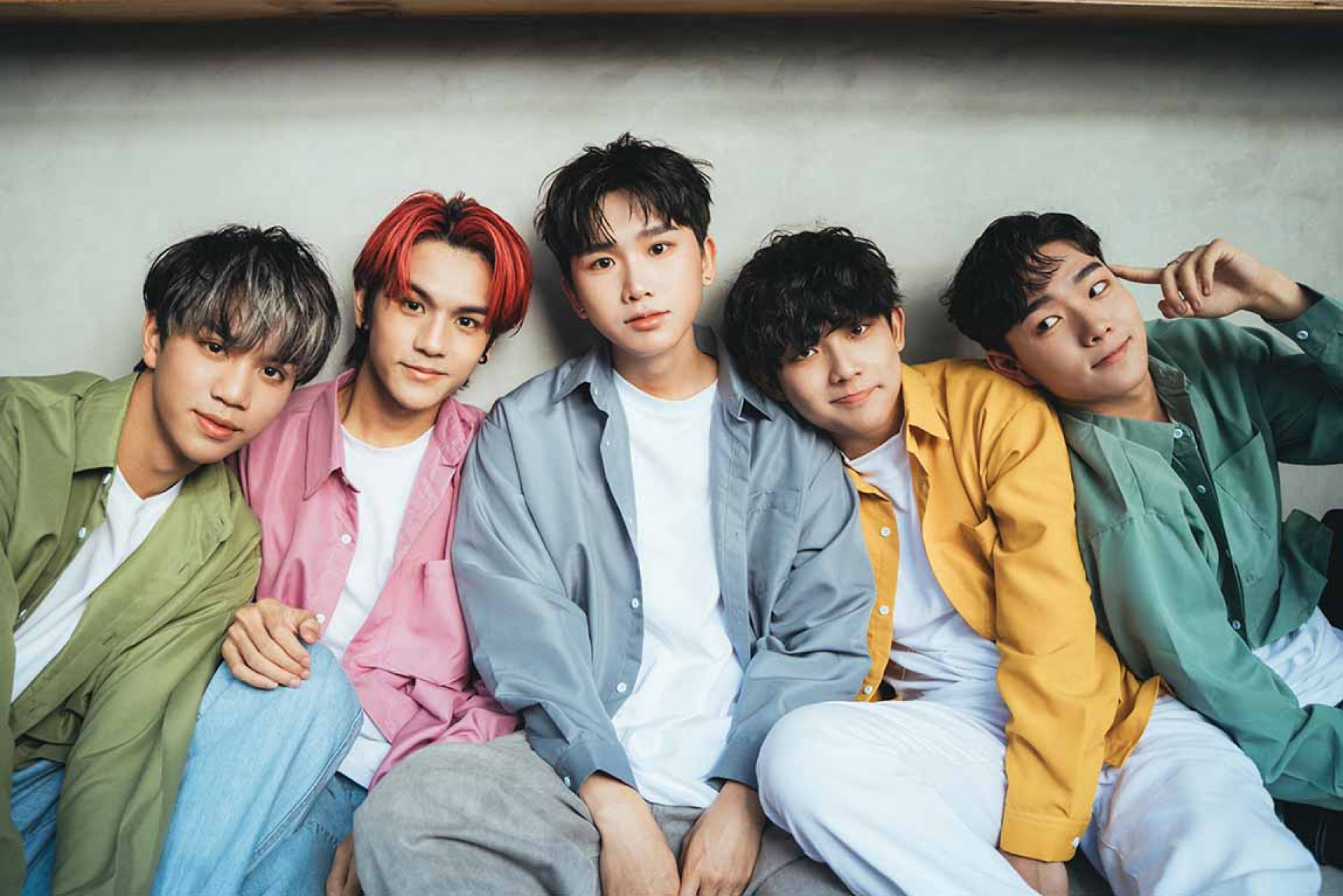 AcQUA源少年專輯呈現了成員們多元的音樂風貌(左起:李秉諭、盧佾暘、黃莑茗、林毓家、須弘道)(照片提供:種子音樂)