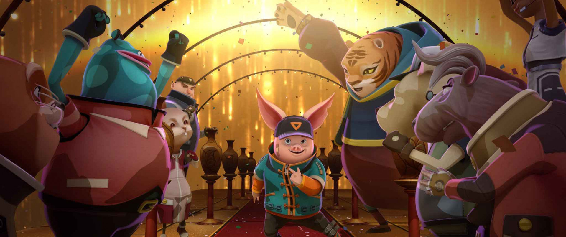 【甲上娛樂提供】台灣動畫電影新巔峰《八戒》決戰未來中男主角八戒有歌舞精采畫面