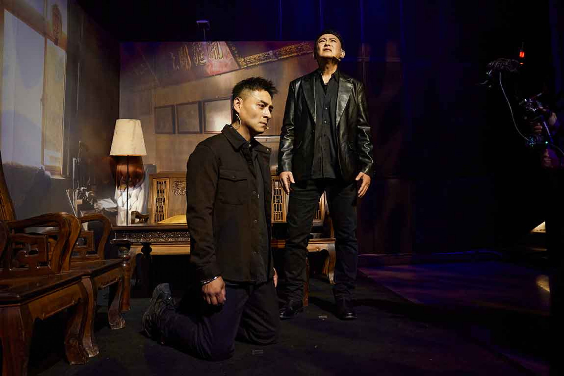 王識賢與鄭人碩對戲