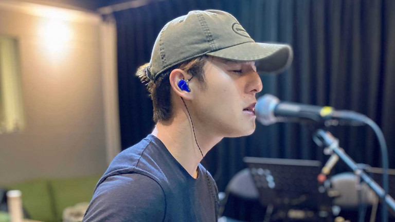 陳昊森為個人首場音樂見面會 颱風天不畏風雨前往練團