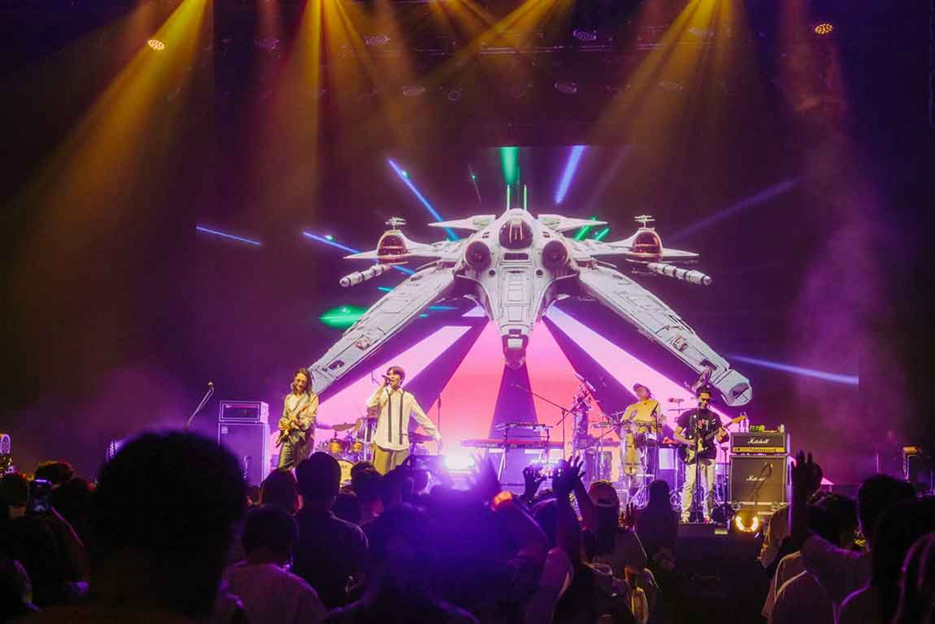 圖02:宇宙人香港開唱全場嗨翻。(相信音樂提供)