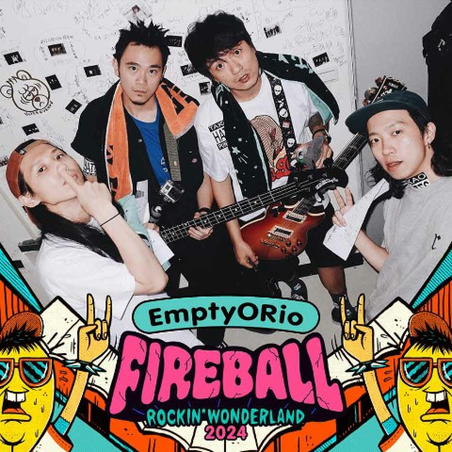 由滅火器吉他手鄭宇辰領軍的龐克樂團EmptyORio也將參戰火球祭