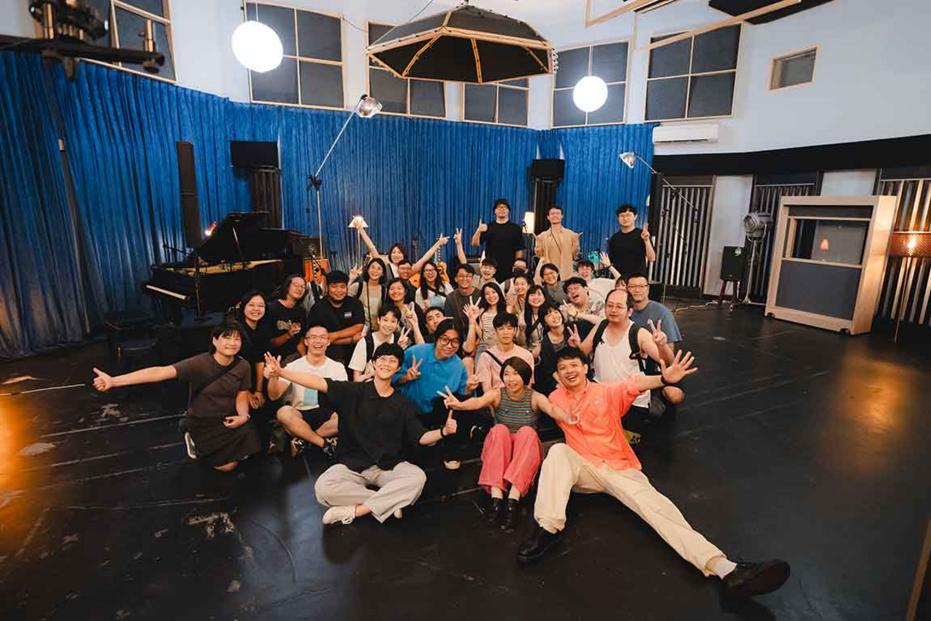 玉成戲院錄音室導覽活動大合照