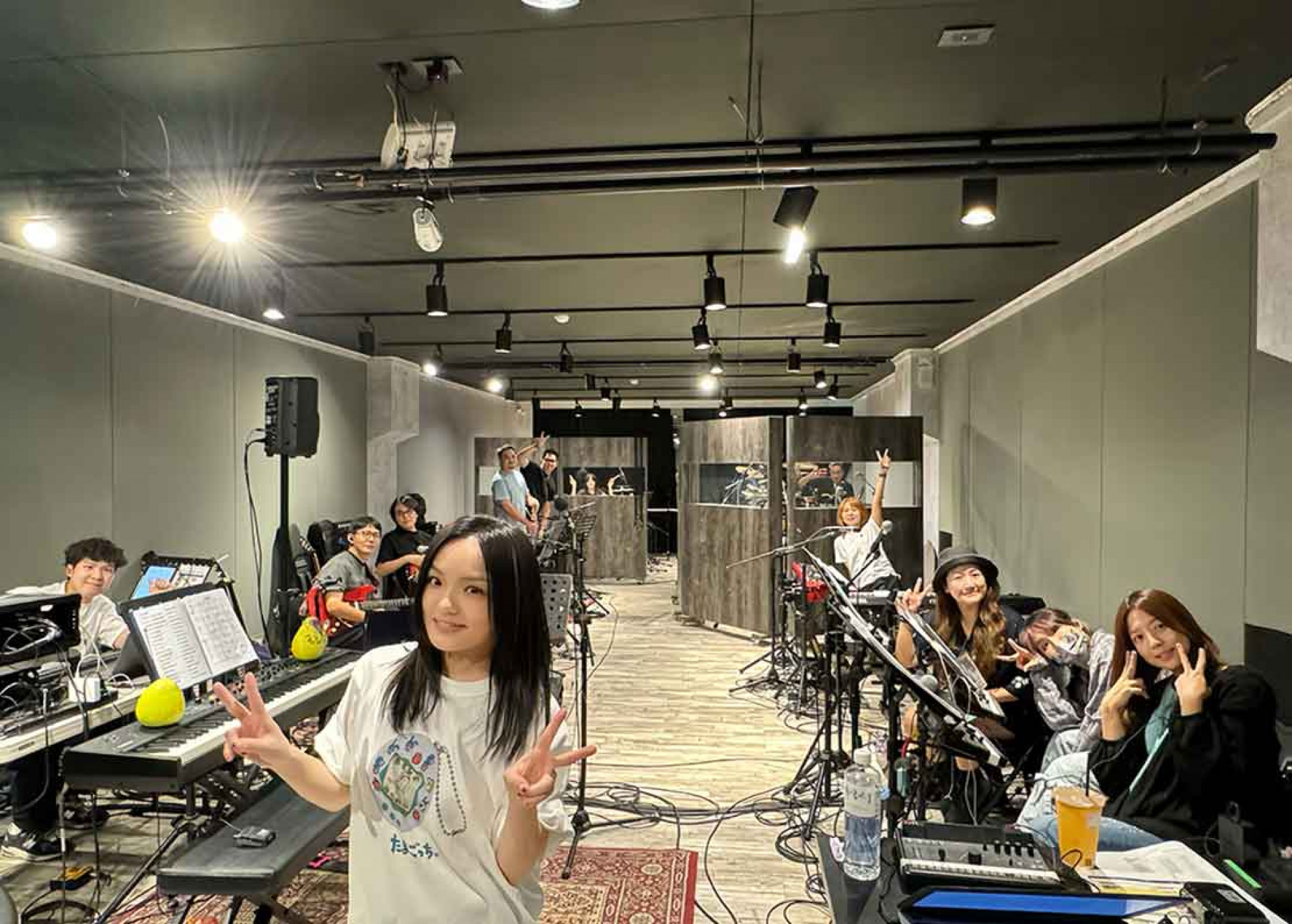 徐佳瑩為高雄及香港演唱會練團