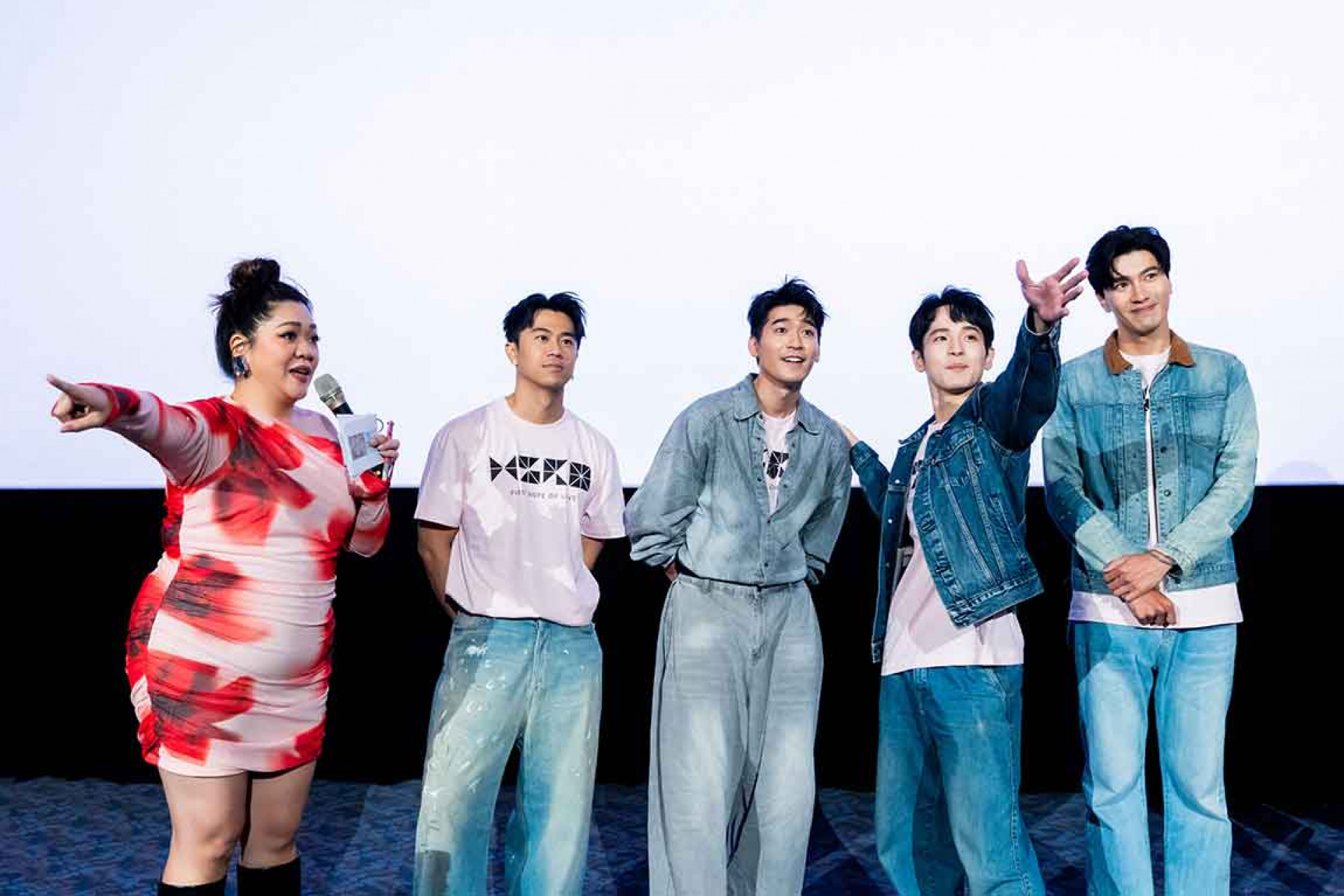 5《彈一場完美戀愛》舉辦粉絲同樂會,主演(左起)劉紀範、金泰祐、涂善存、張豐豪、劉泯廷期待雄影再合體與粉絲同歡(照片GagaOOLala提供)