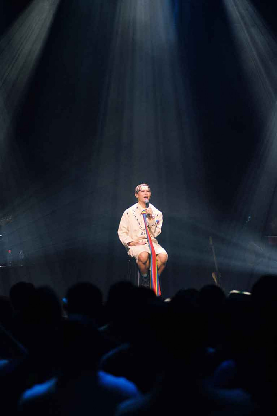 難得向現場樂迷分享今年發生的感情故事的那那大師,自認「最近告白失敗了」