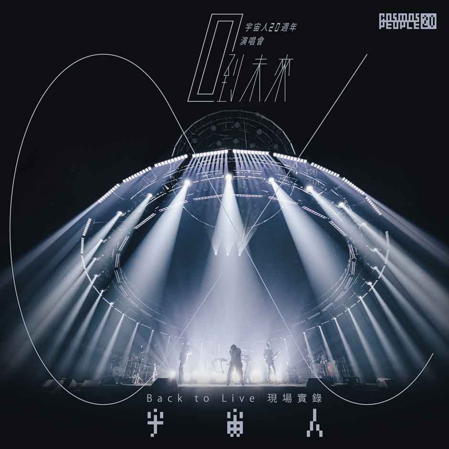 圖01：金曲樂團宇宙人強勢推出全新心血結晶　「《-α：回到未來-》20週年演唱會―Back-to-Live-現場實錄」。（相信音樂提供）