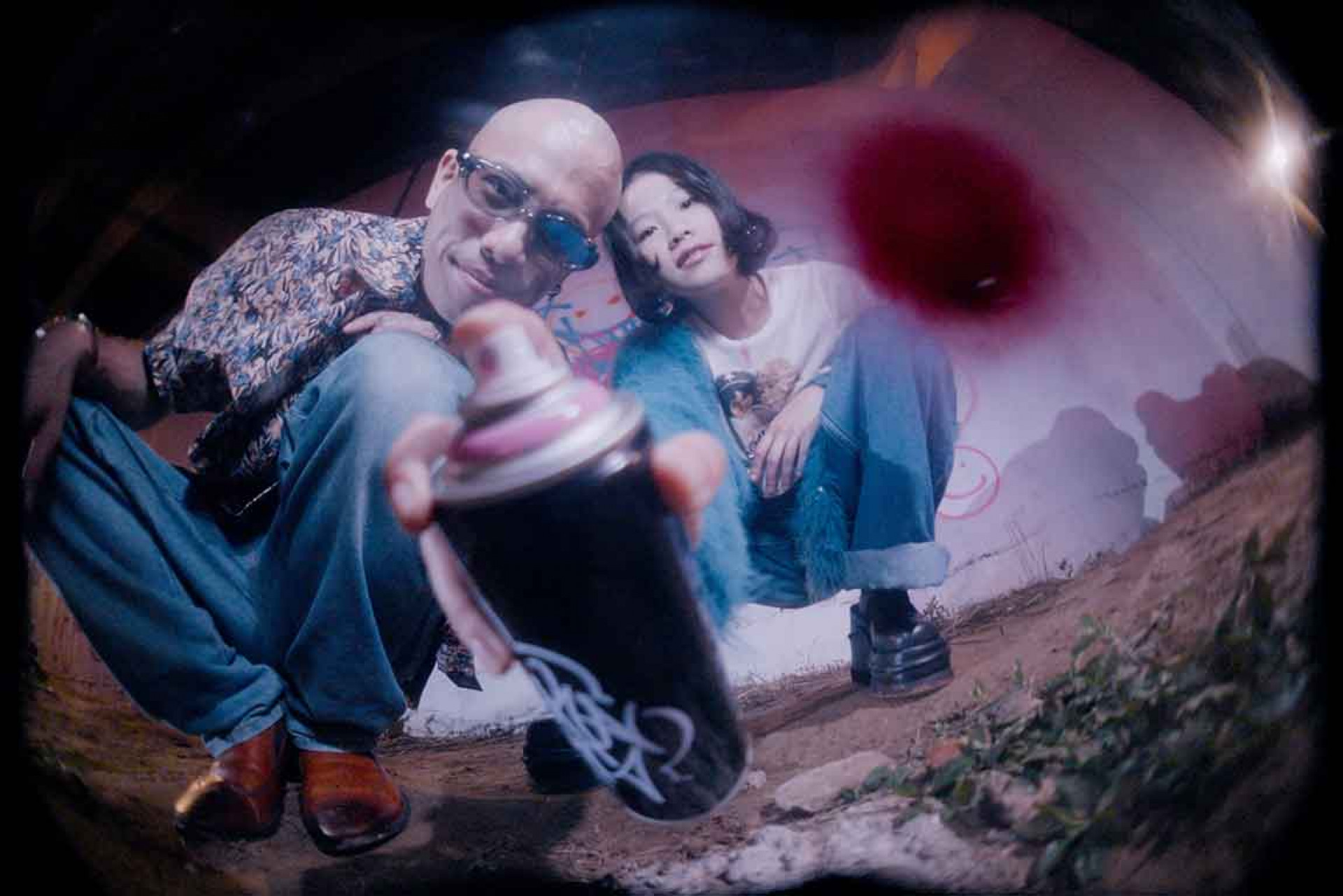 呂士軒(左)與柯泯薰有著十年好交情