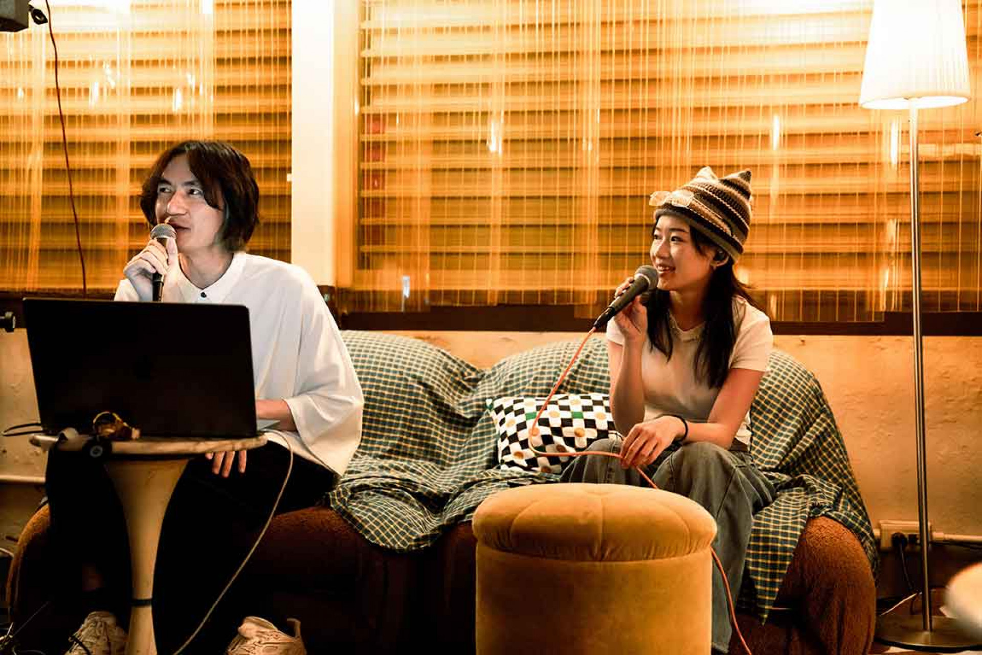 Andr與製作人韓立康在聽歌會暢談專輯製作心路歷程