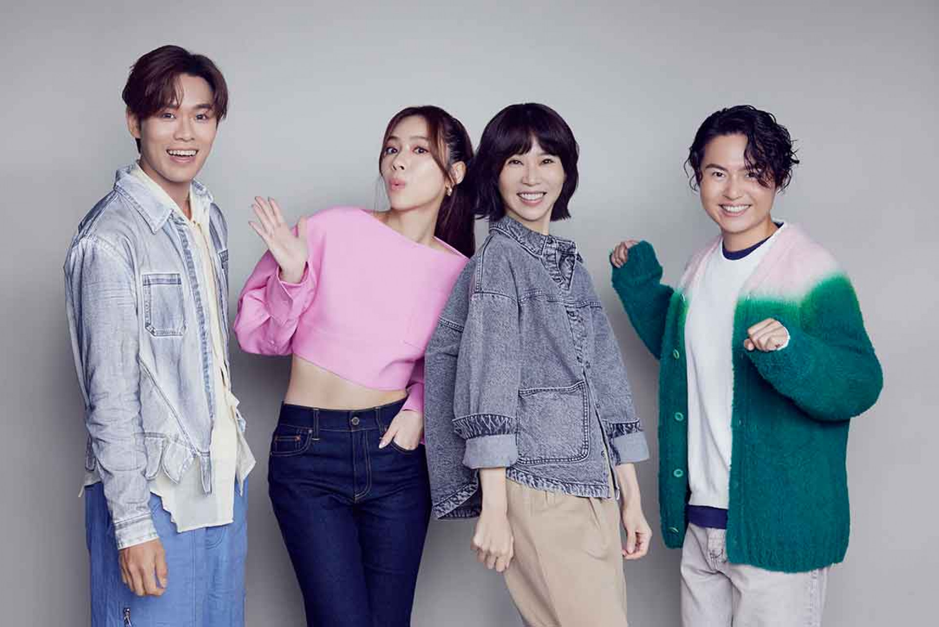 告五人與雙金影后謝盈萱合作〈從未見過的海〉MV。(相信音樂提供)