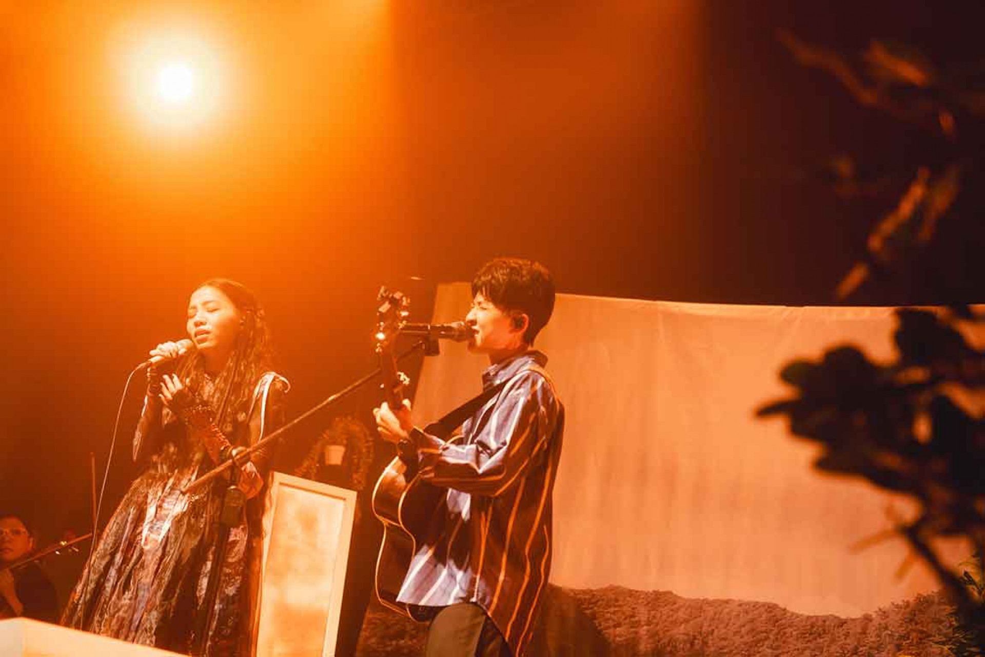 王彙筑日前到洪佩瑜台中場演出擔任嘉賓