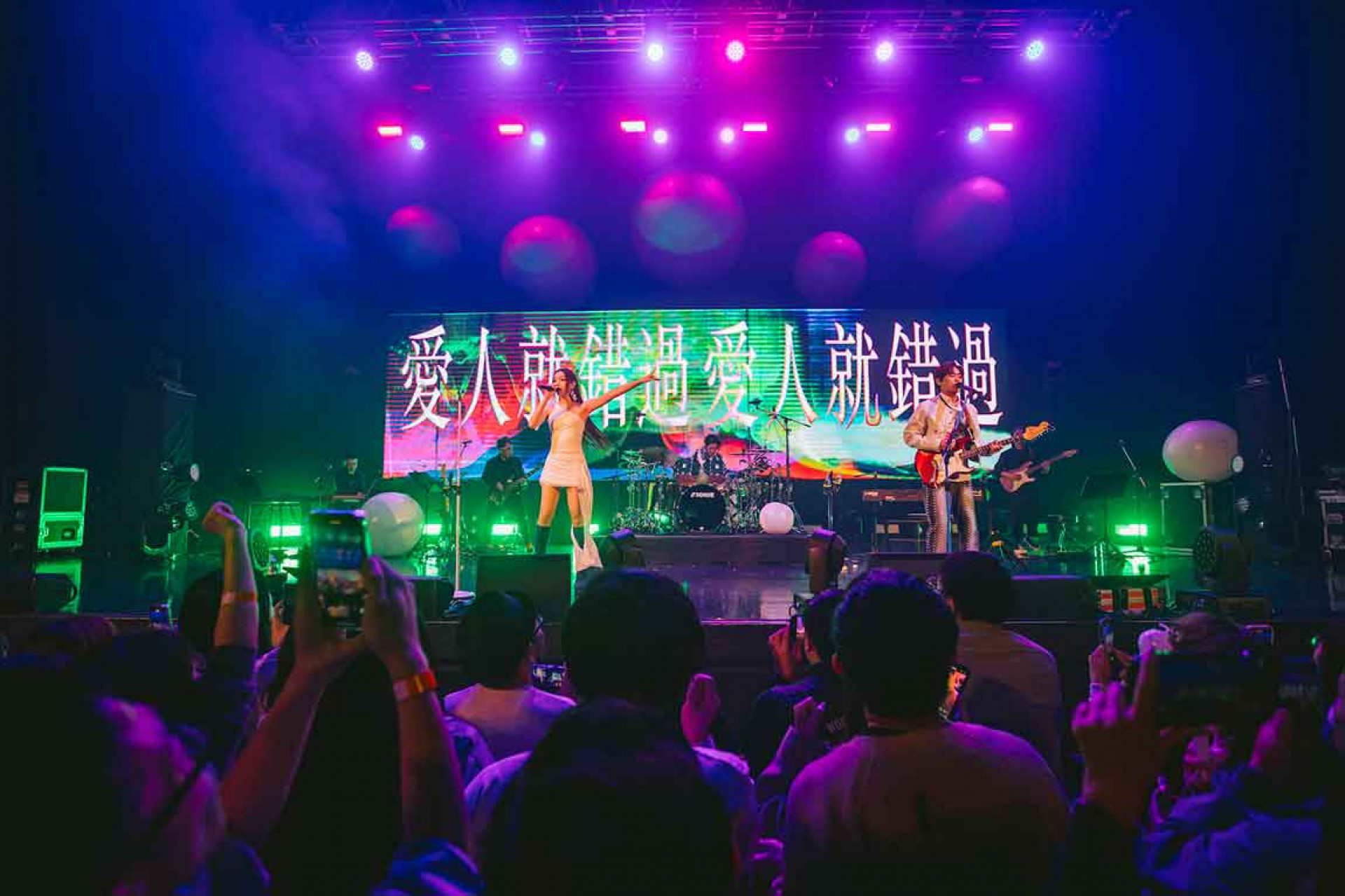 圖06:告五人的超人氣飄洋過海,震耳欲聾的三千人合唱聲直達天際。(相信音樂提供)