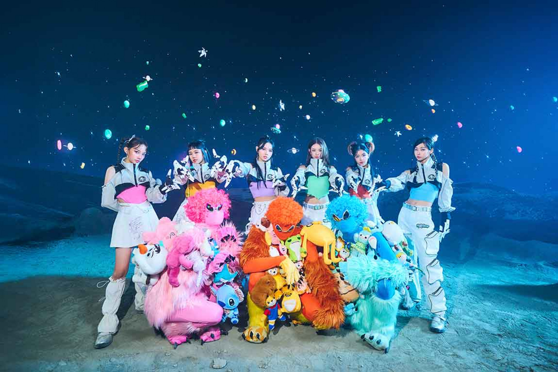 〈心悸寶貝-BIUBIU〉宣傳照_2(左起:栩栩、品妡、Vikky、粼粼、丞妘、熙妍)