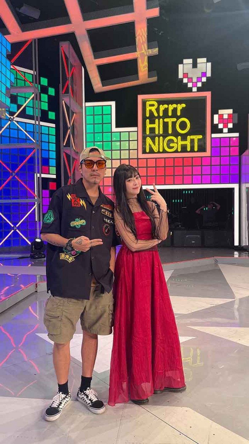 呂衣喬圖說2:嘎嘎潘俊佳和呂衣喬在節目結識,開啟合作契機