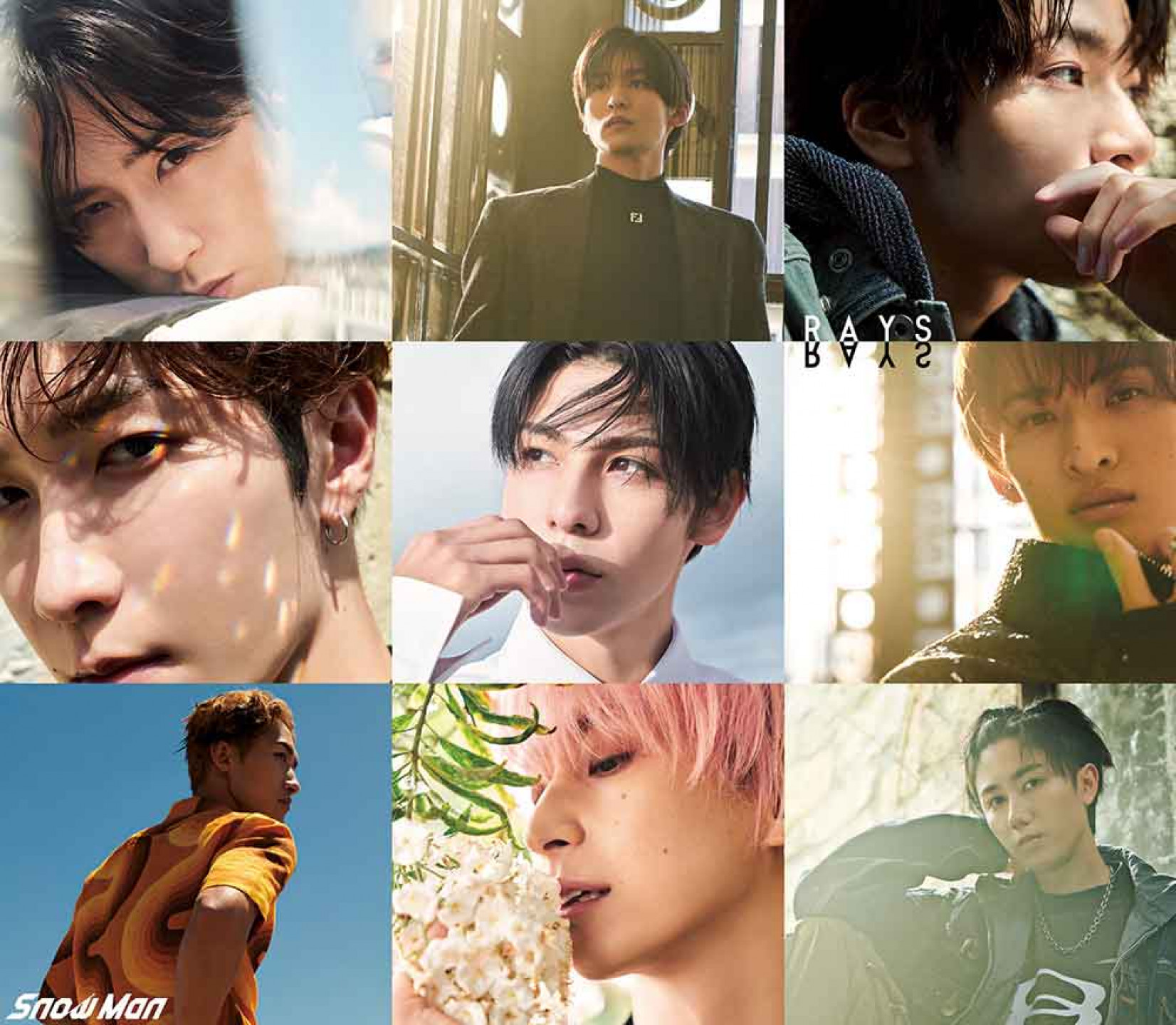 2024-12-19-avex-taiwan--JPOP-Snow-Man第4張專輯《RAYS》台壓發行_封面照(普)