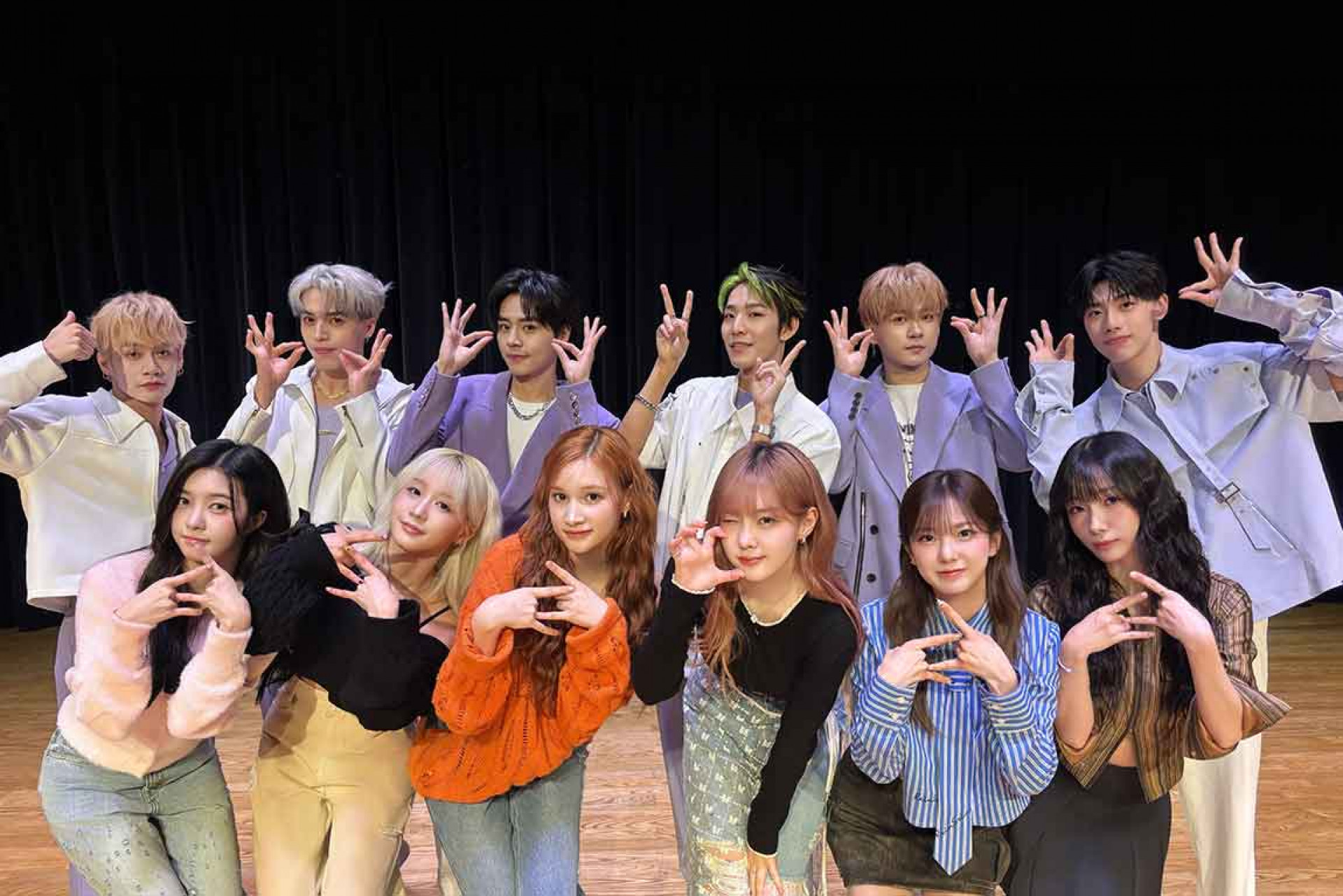 ozone(後排)kep1er(前排)