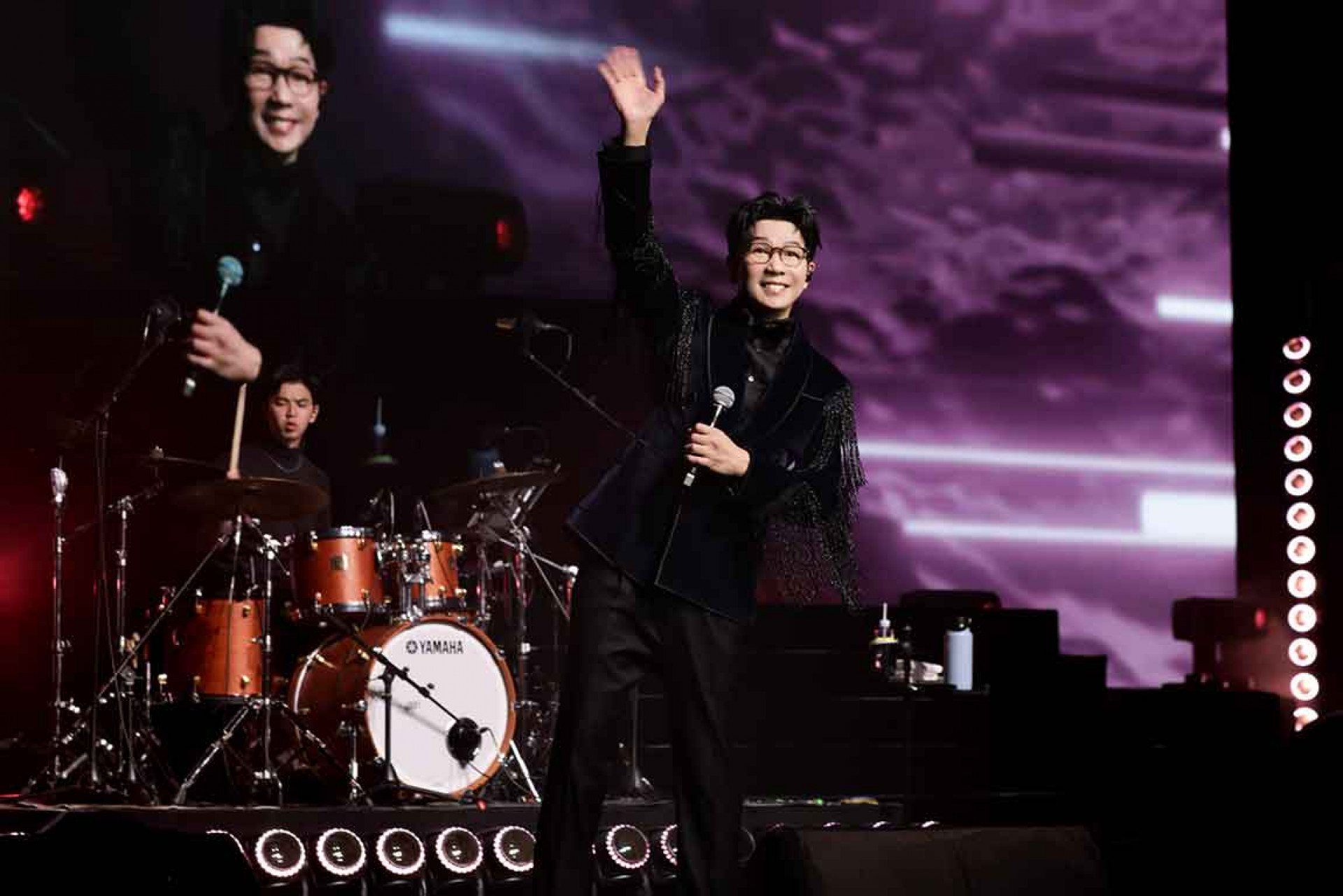 演唱會北京生日限定場,預告今年還會推出全新單曲(照片提供:種子音樂)。