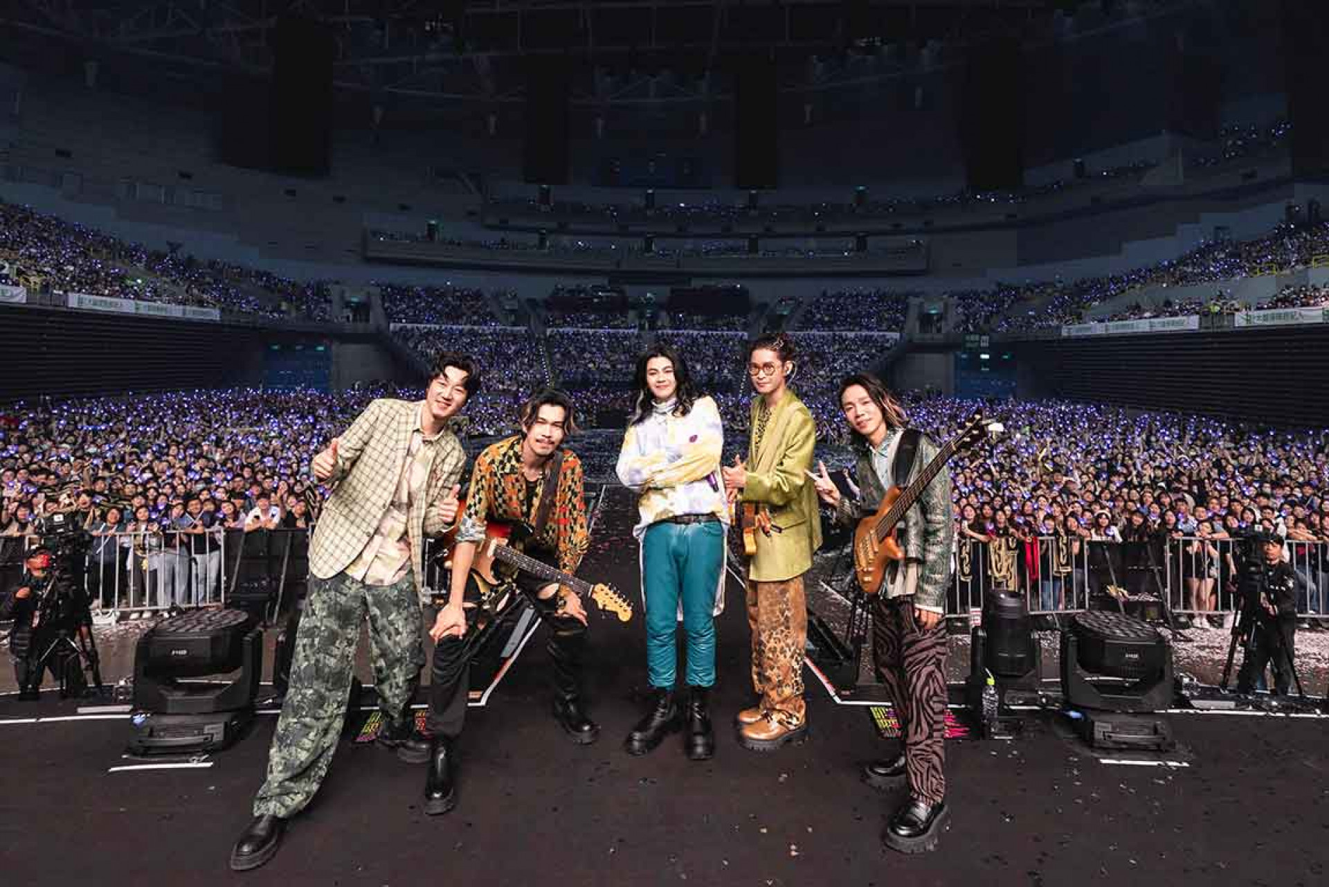 麋先生成功挑戰高雄巨蛋，〈馬戲團運動CircUs〉世界巡迴演唱會圓滿落幕。（相信音樂提供）