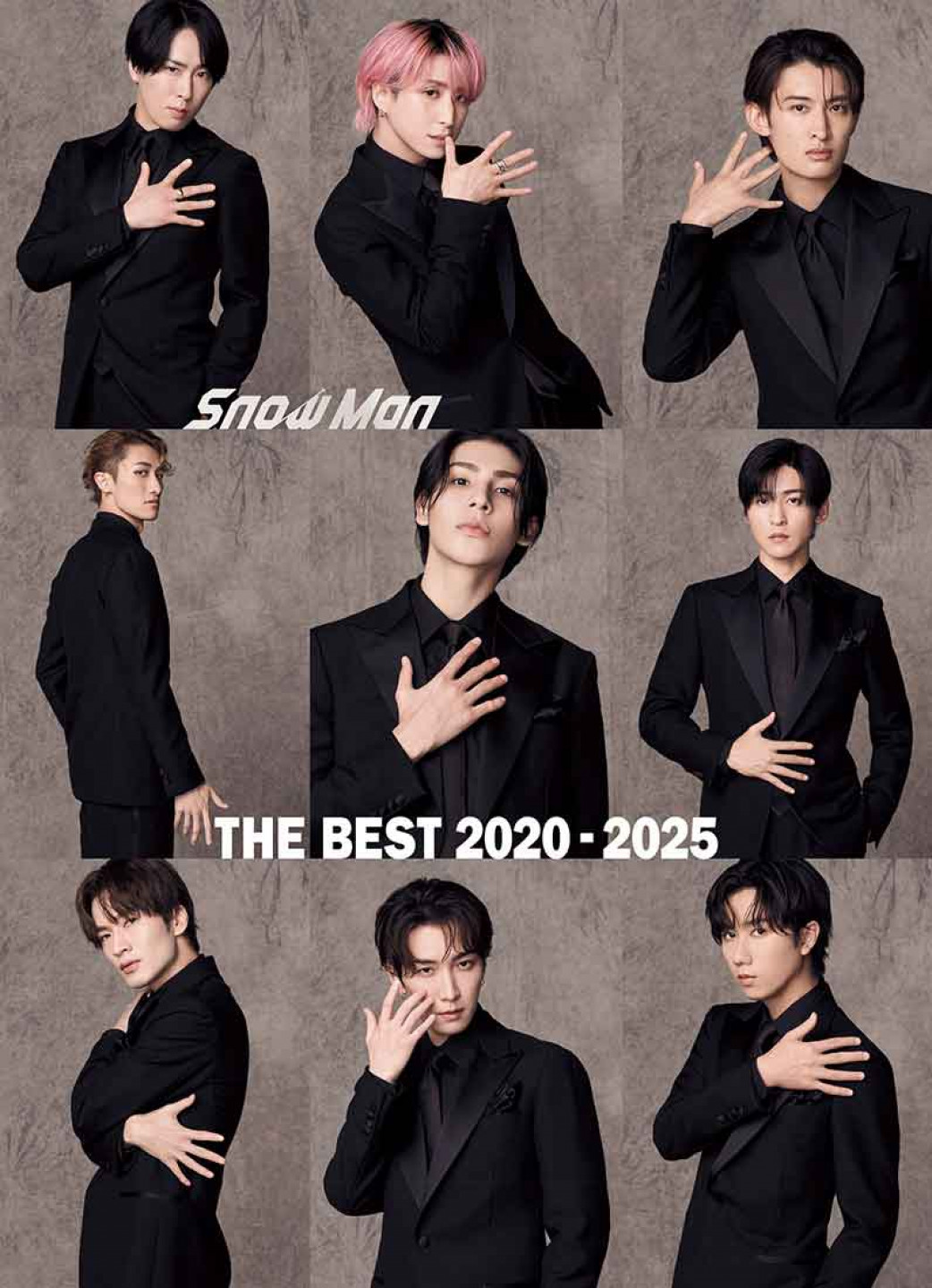 Snow Man推出首張精選輯《THE BEST 2020 - 2025》_封面照(普)