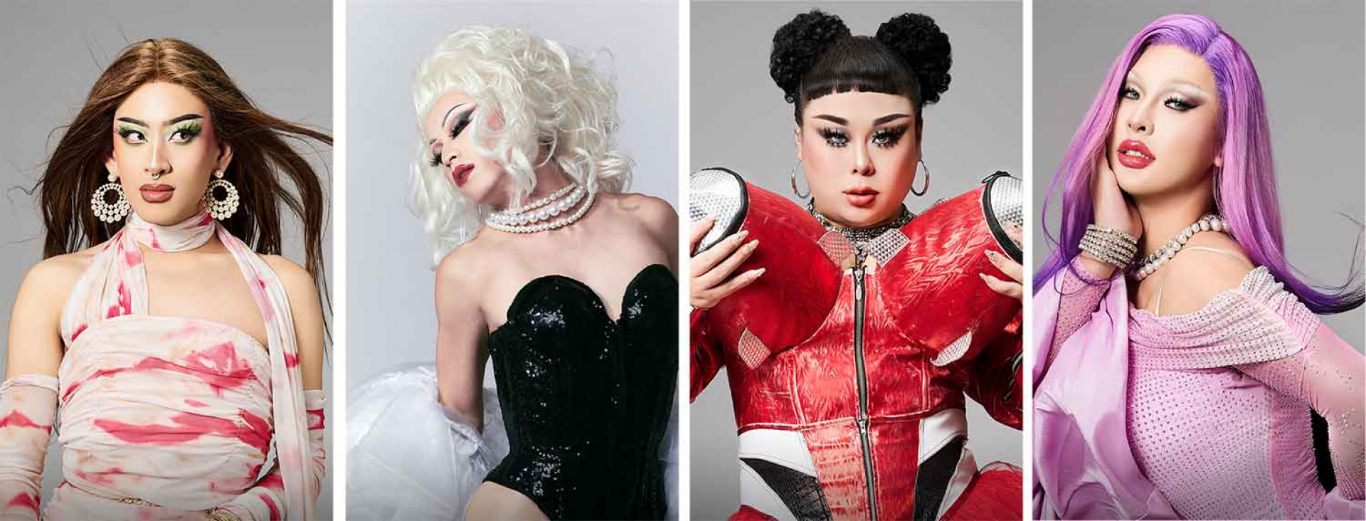 灣島皇后_左至右跩姬、漢娜、瑪莉安、薔薇