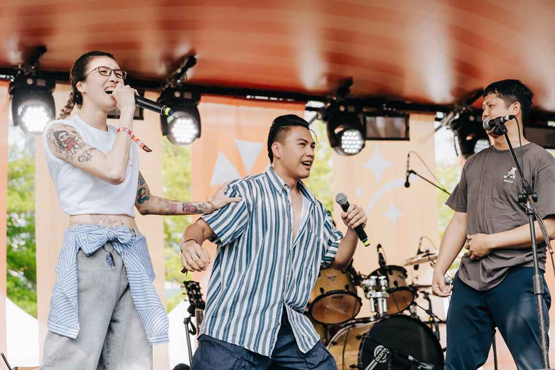 兩位奧運國手跟樂團孩子王同台