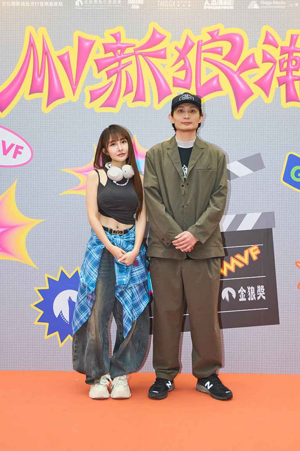 左起:張若凡、殷振豪導演