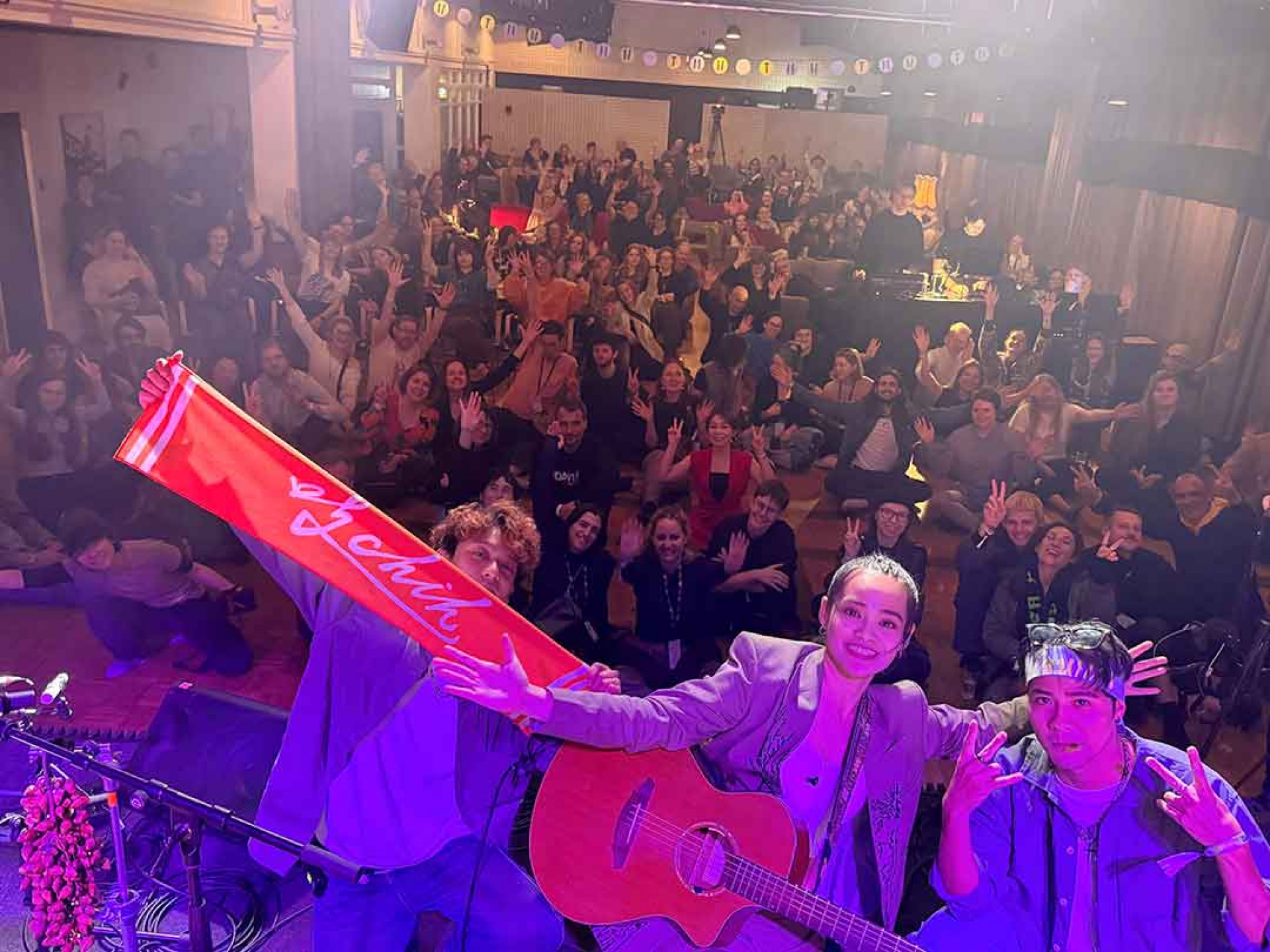 「Tallinn-Music-Week臺灣舞台」與現場觀眾合影