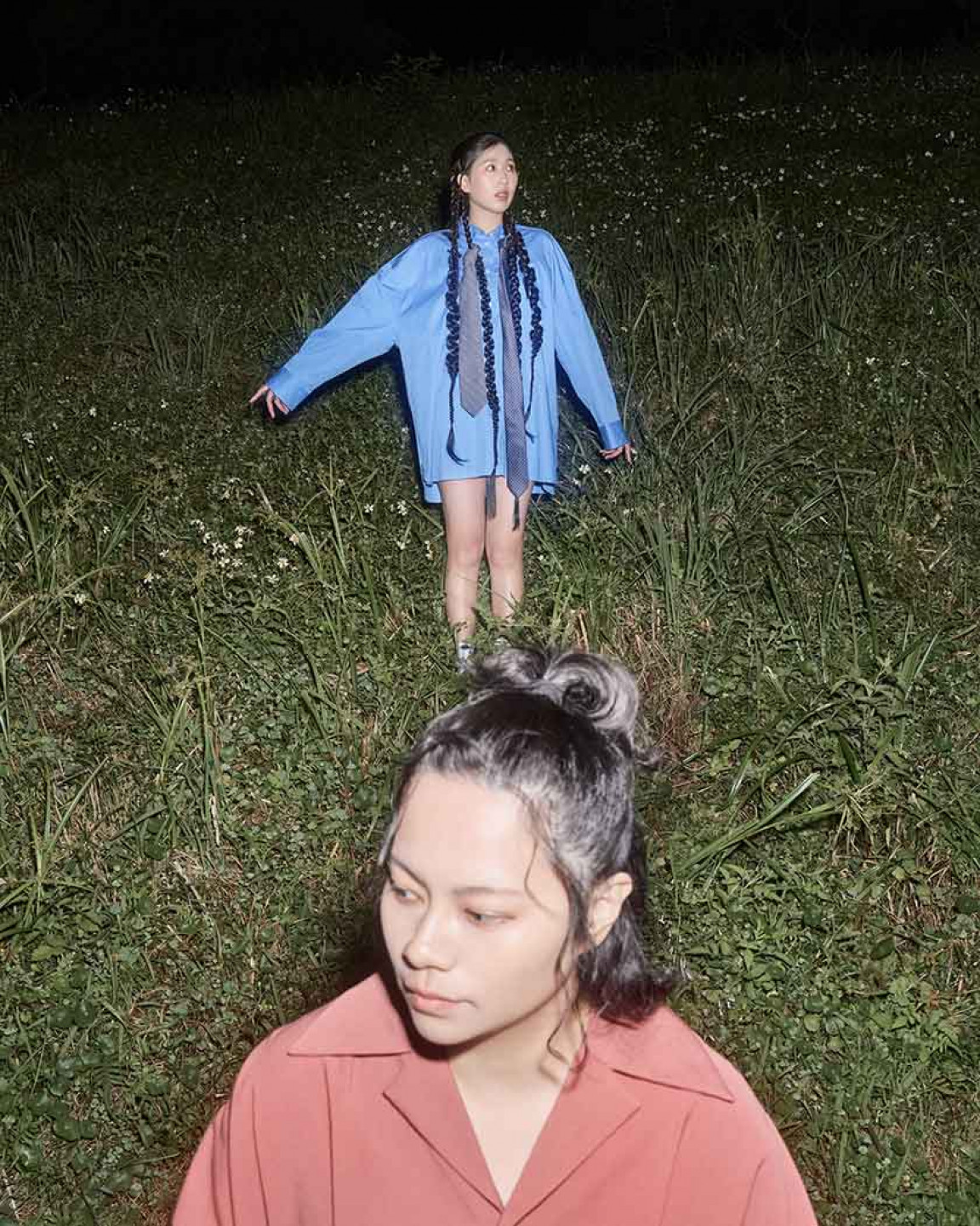 電氣民謠女子組凹與山 Our Shame 攜手奇幻男聲 BRADD 發布〈Summer Air〉全新單曲。(圖片提供/凹與山 Our Shame)