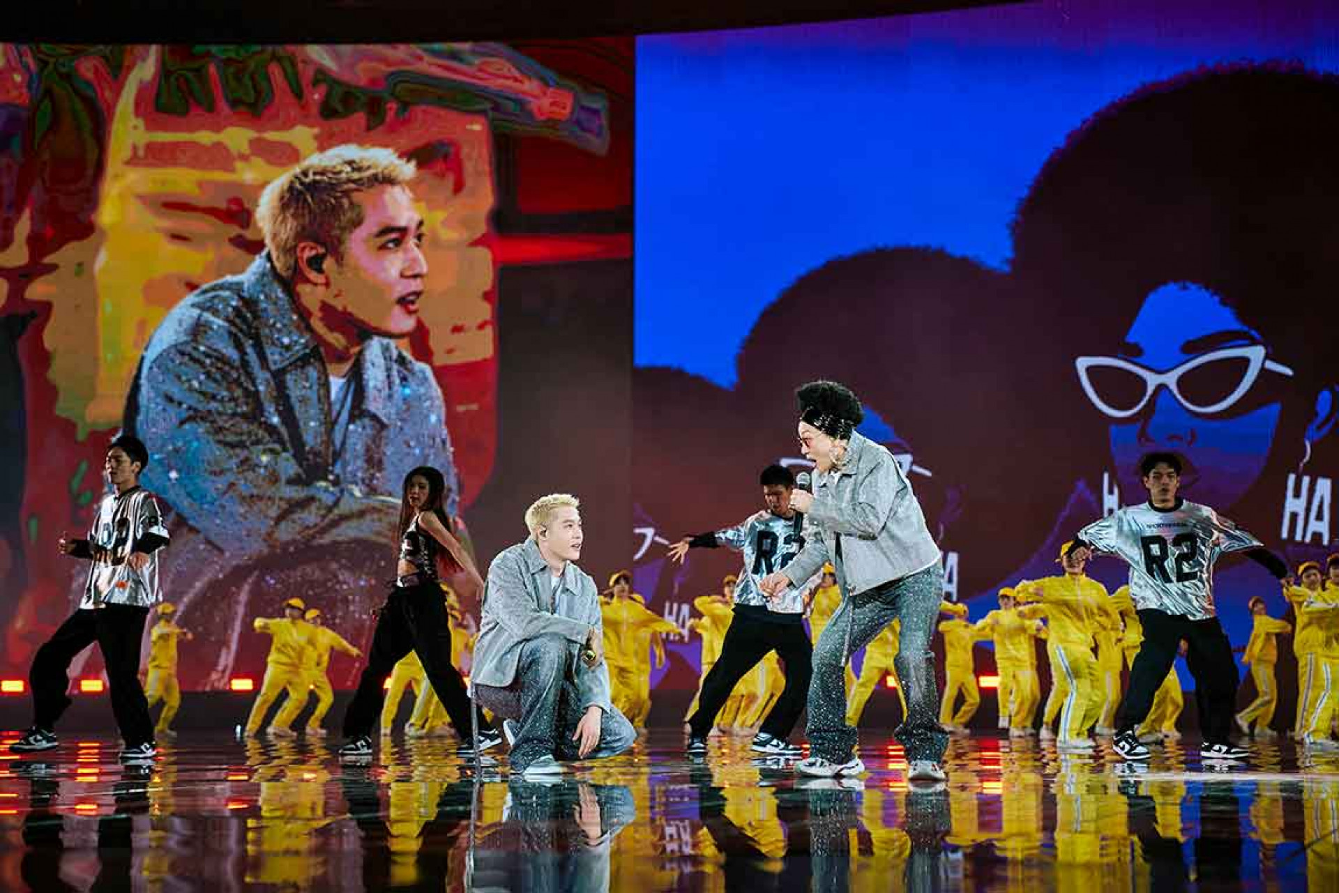 周湯豪、比莉世壯運合體演出