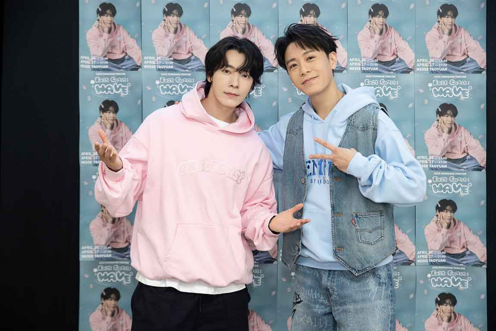 東海(左起) 、 韋禮安