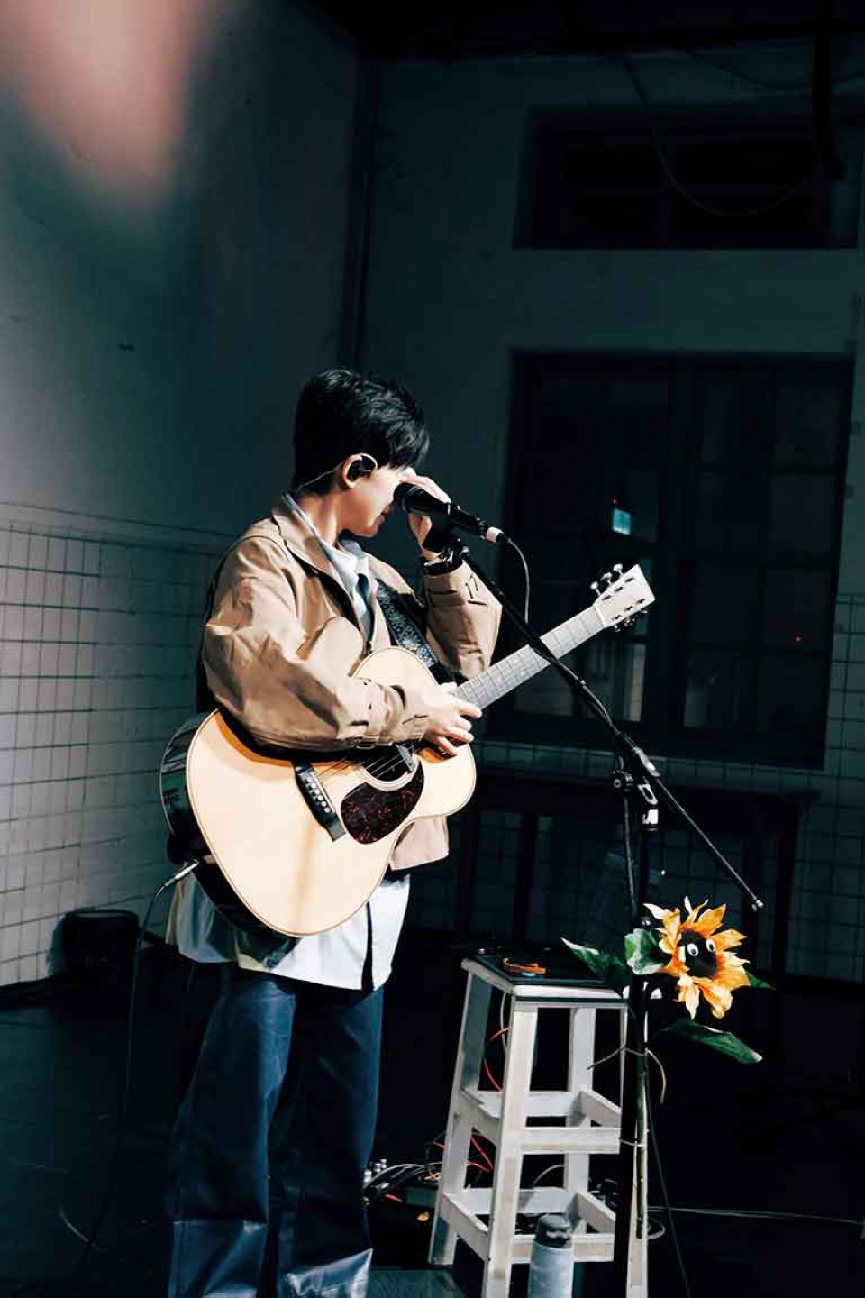 表演時想到剛離去的父親,王彙筑淚灑舞台