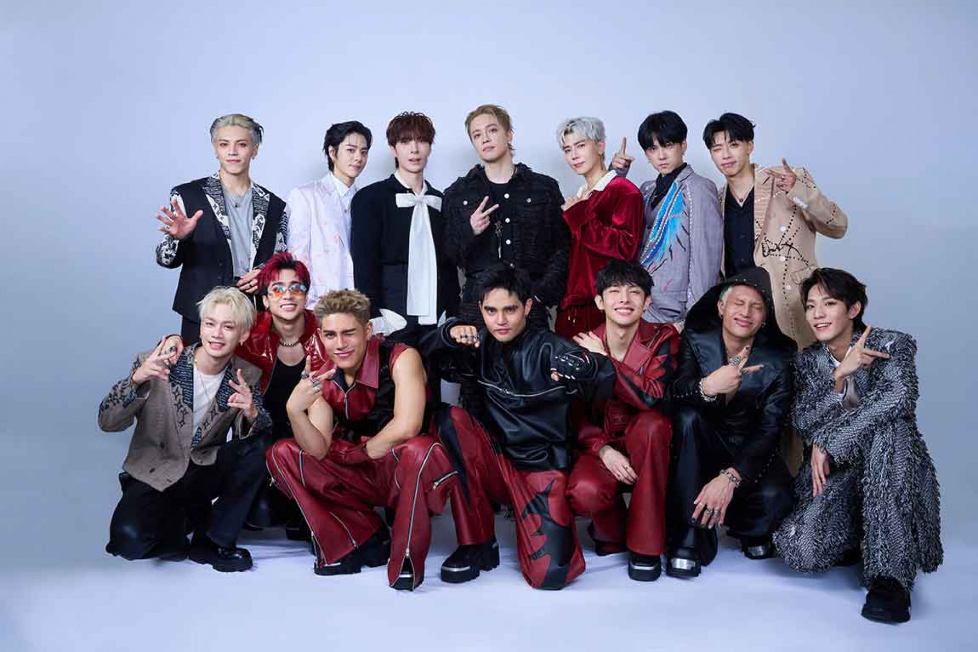 (前排左起)子翔、Josh、Stell、Pablo、Justin、Ken、煥鈞(後排左起)哲言、佳辰、陳勢