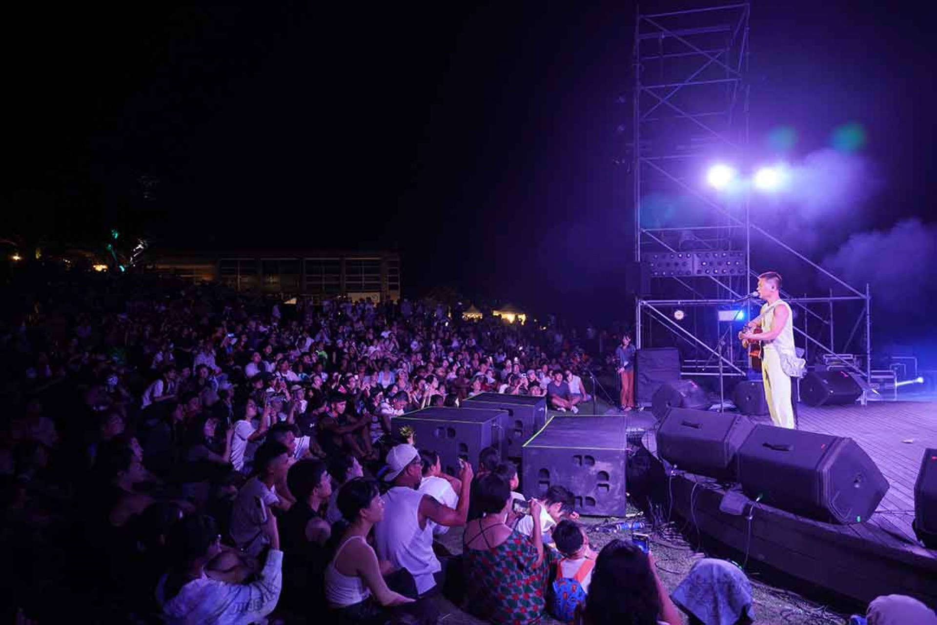 術後重返台東月光海開唱 吸引滿場人潮到場支持
