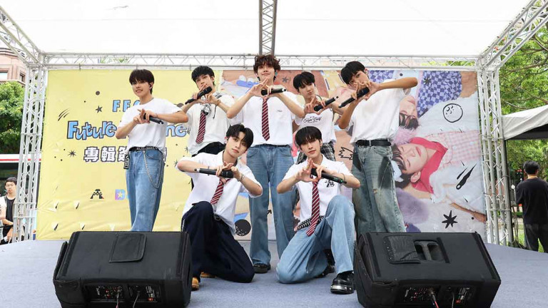 F.F.O首張專輯簽唱會遇颱風來襲 「晴男」體質發威 好天氣一切「大丈夫」