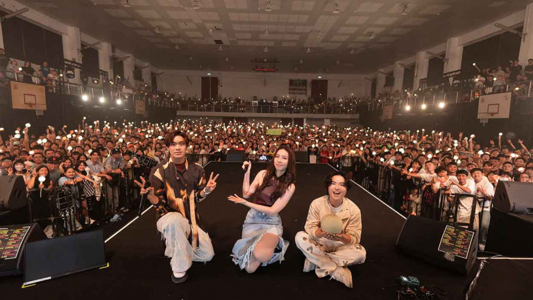 告五人找回作音樂的「初心」重返宜蘭母校 感動致謝歌迷給予勇氣和自信