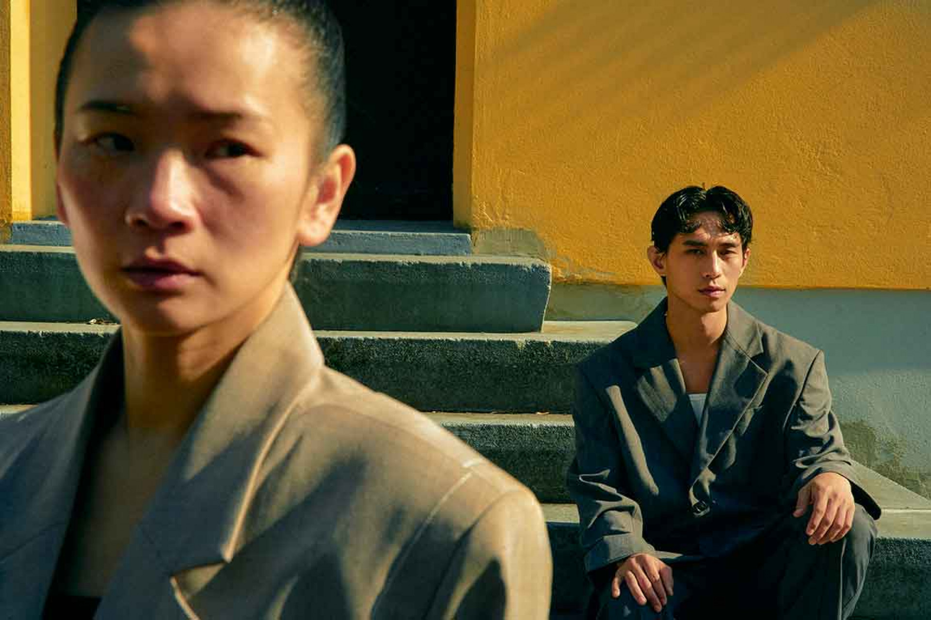 MV在柏林拍攝 邀國際知名舞者蔡雅鈞(左起)加入舞蹈演出